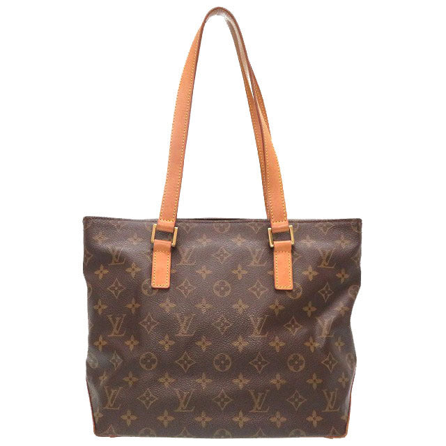 Louis Vuitton M51148 Cabas Piano Monogram Canvas Brown Tote Bag