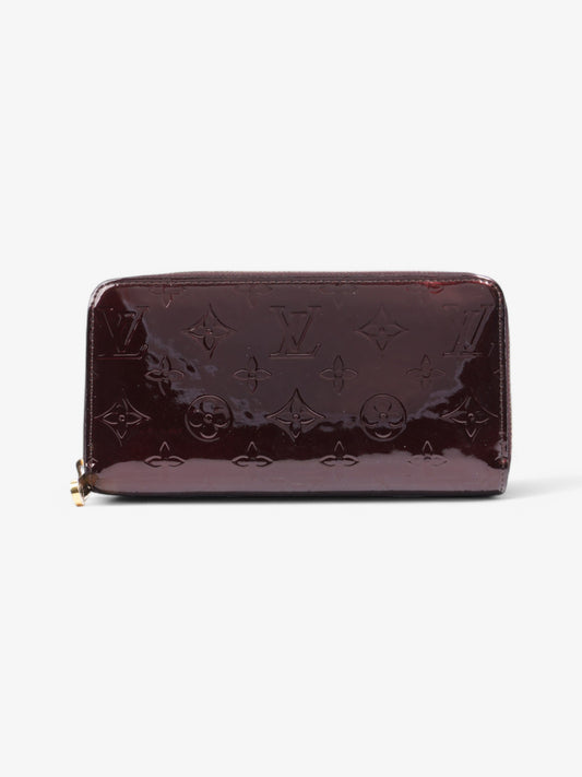 Louis Vuitton Zippy Amarante Vernis Leather Wallet Case