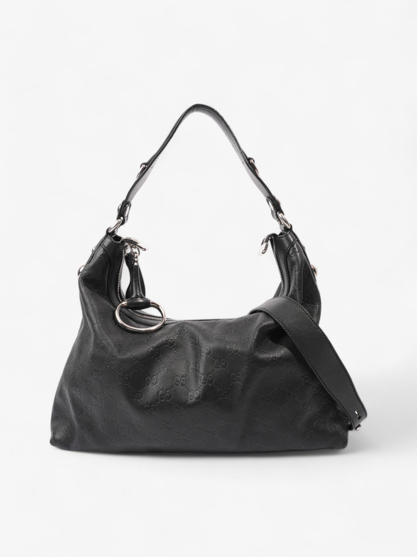 Gucci Shoulder Bag Leather Black