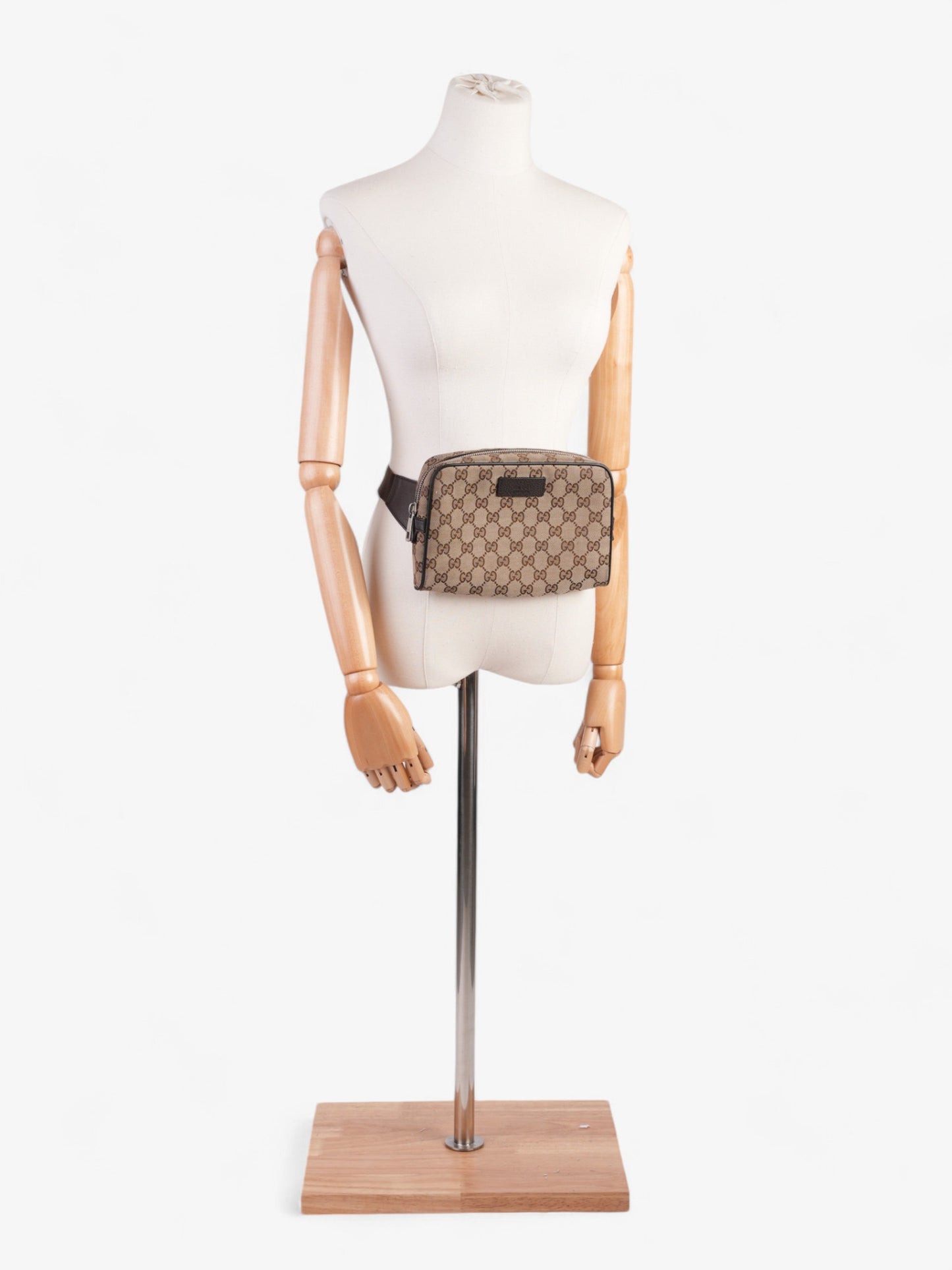 Gucci Bum Bag Supreme Canvas Brown Travel Bag