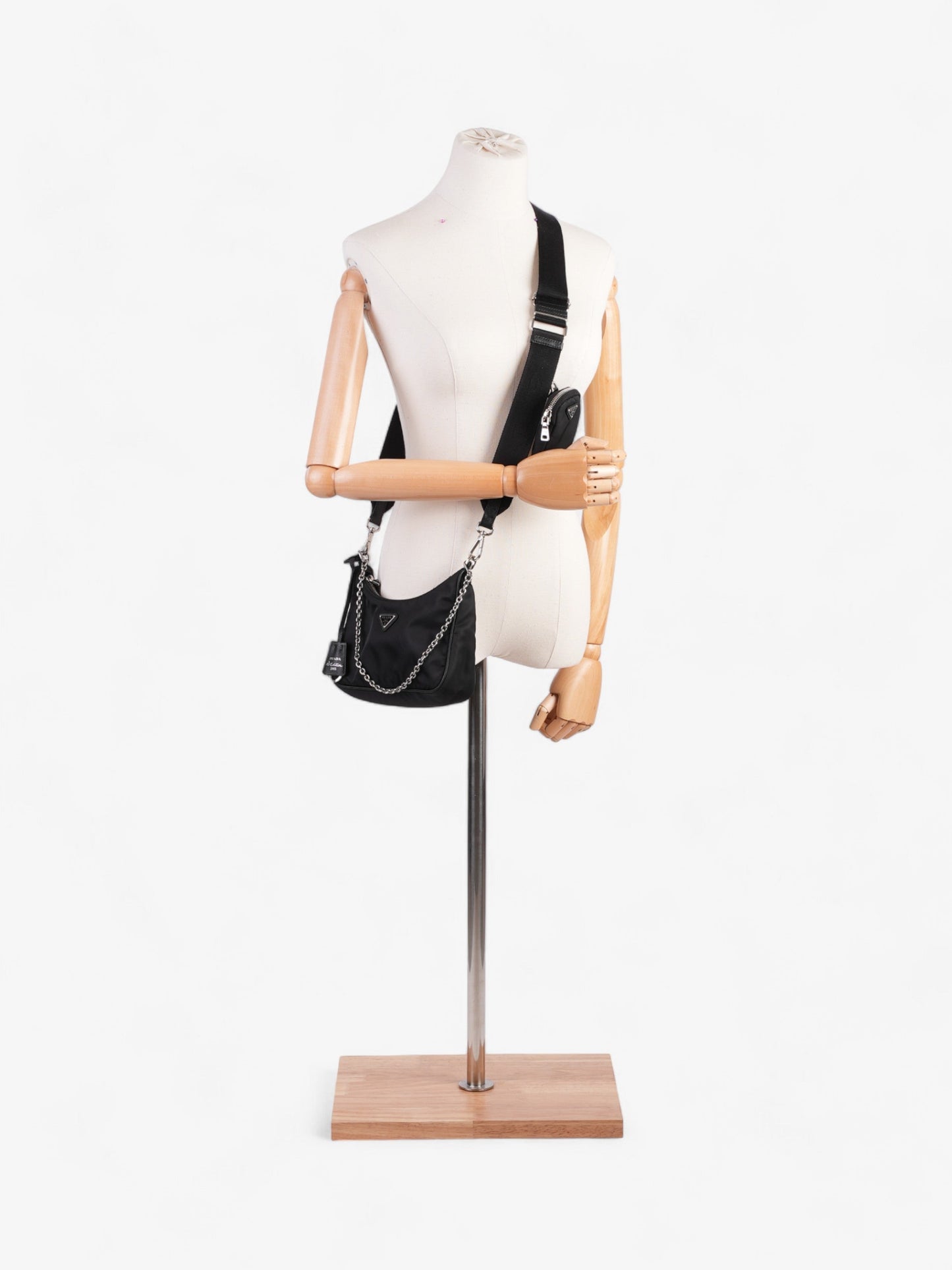 Prada Re Edition Re Crossbody Bag Nylon Black Re Nylon 5