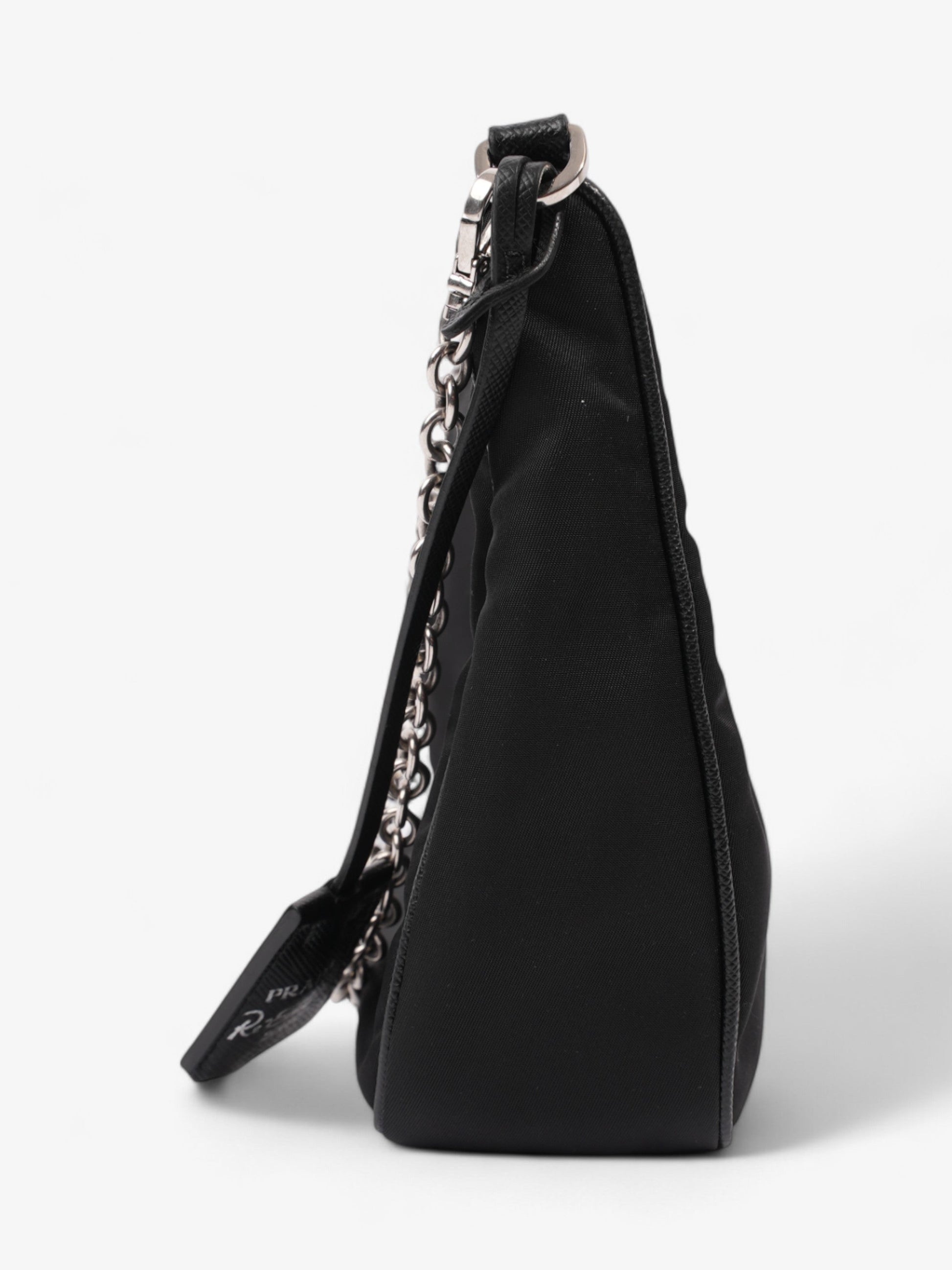 Prada Re Edition Crossbody Bag Nylon Black Black Nylon 2