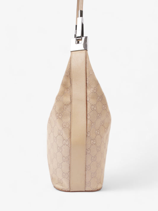 Gucci Hobo Supreme Canvas Beige Shoulder Bag