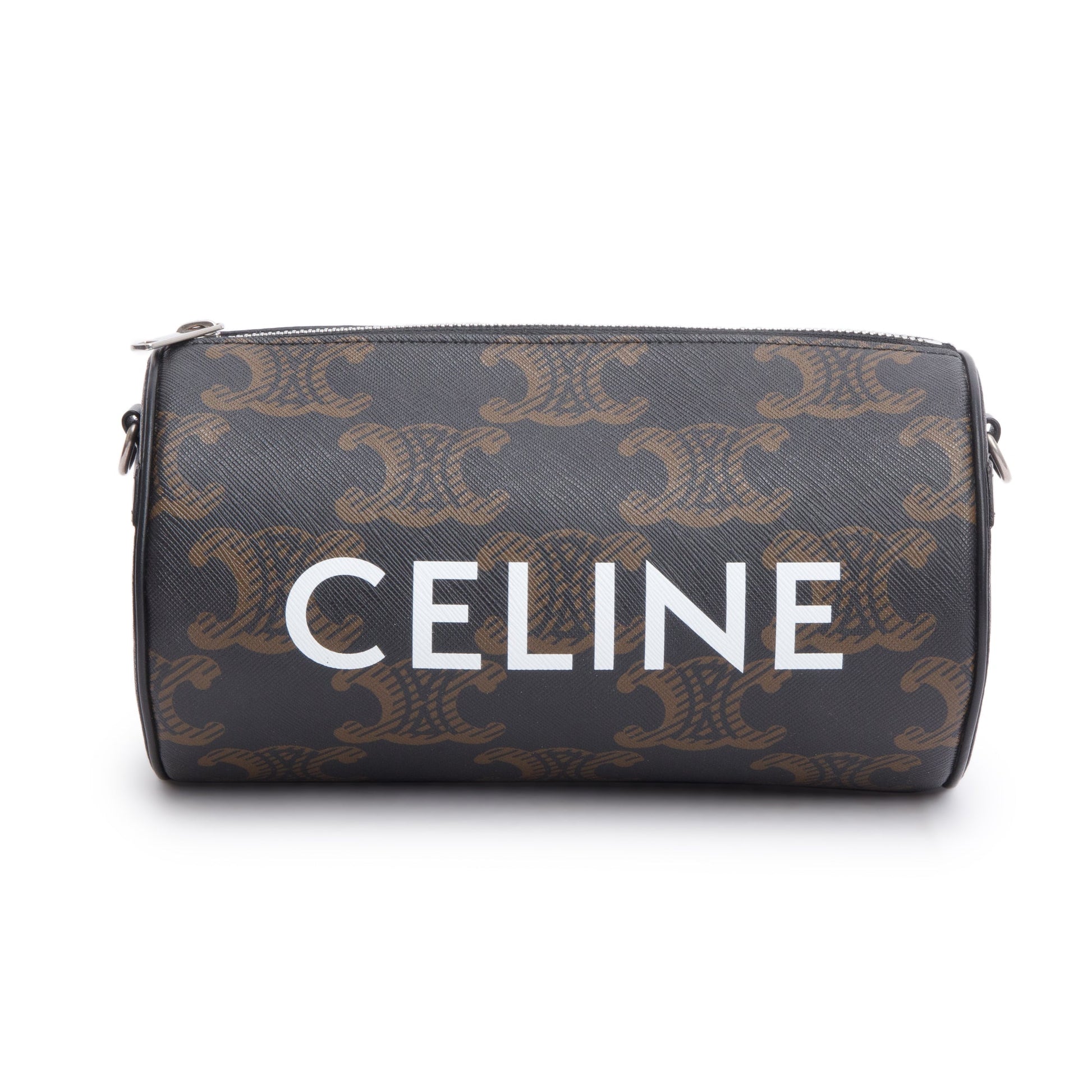 Celine Triomphe Cylinder Bag Canvas Brown Travel Bag