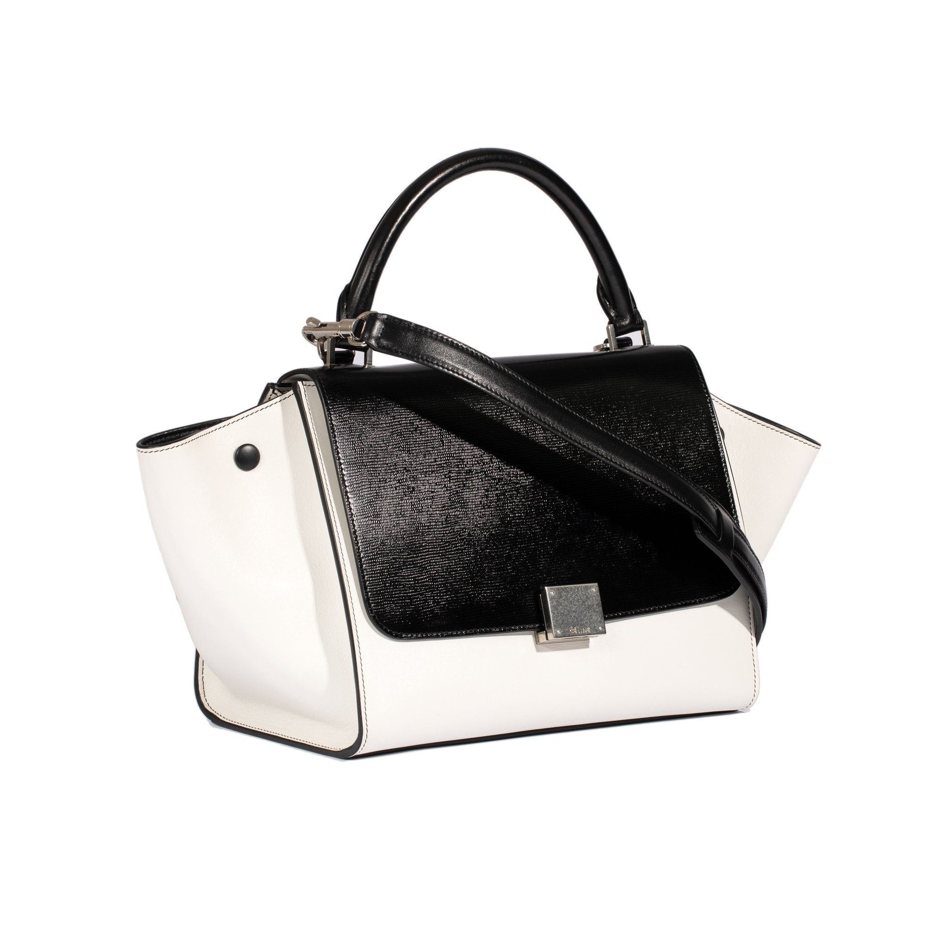 Celine Bicolour Trapeze Bag Small Travel Bag