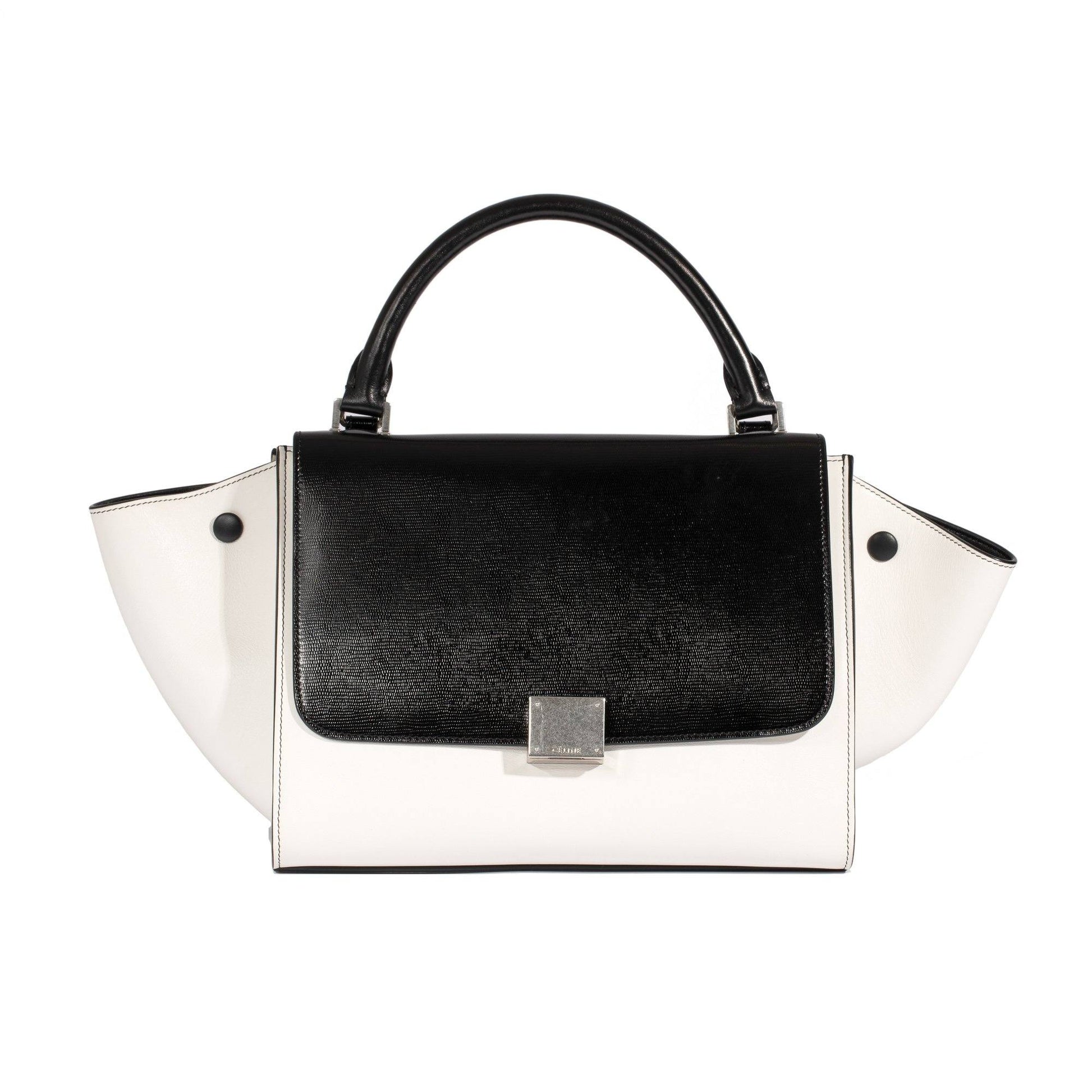 Celine Bicolour Trapeze Bag Small Travel Bag