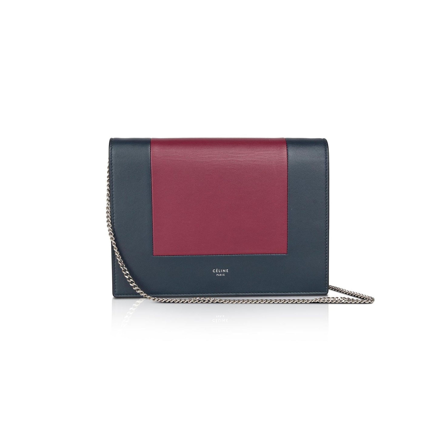 Celine Frame Evening Clutch On Handbag Chain Clutch Bag