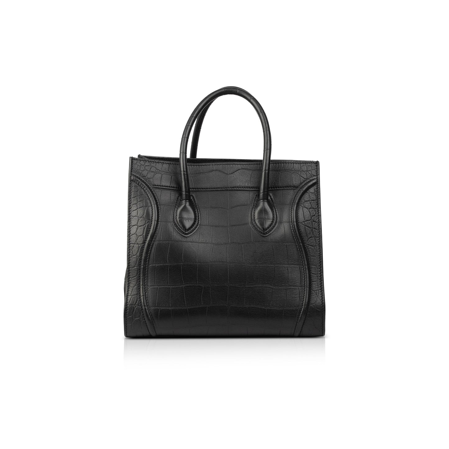 Celine Embossed Luggage Phantom Tote Handbag Medium Tote Bag