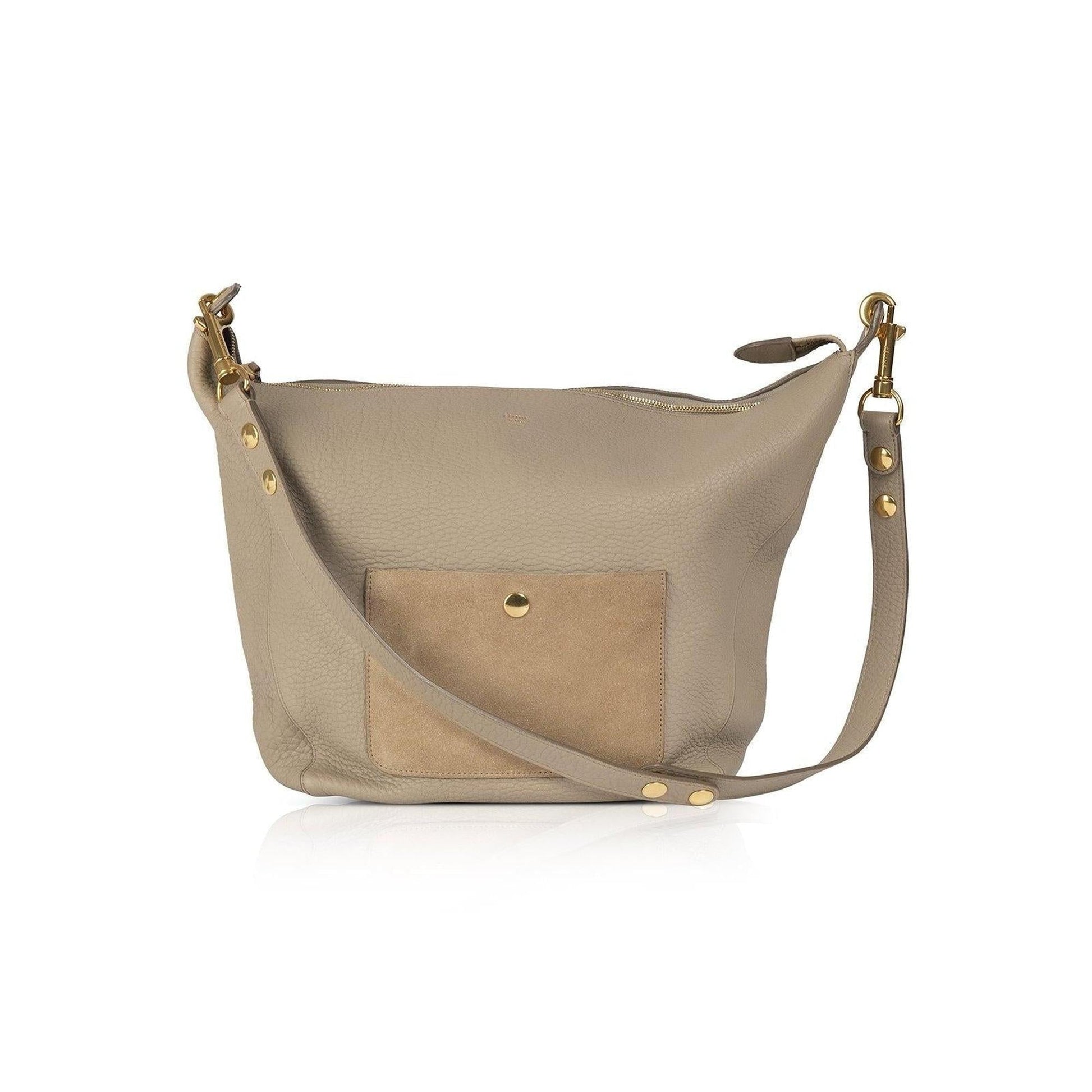 Celine Zipped Hobo Handbag Medium Travel Bag