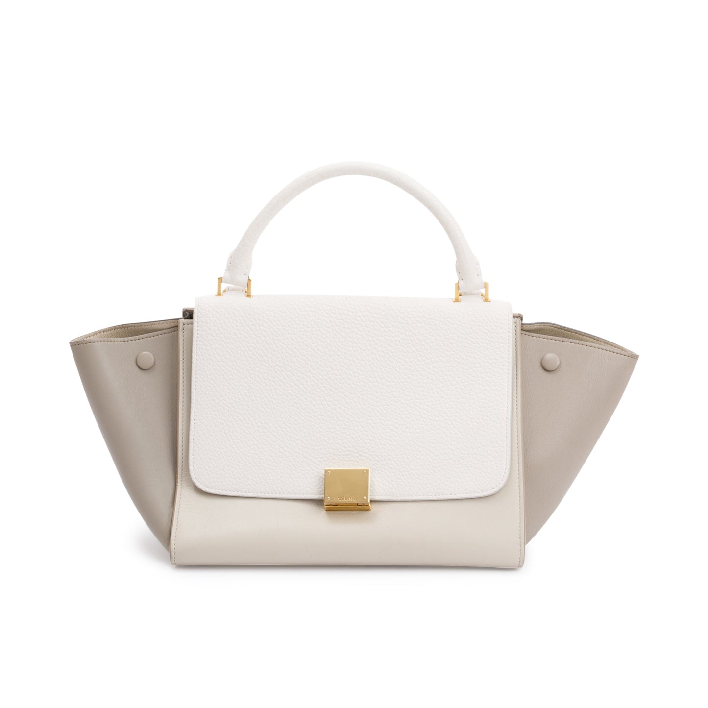 Celine Tricolor Trapeze Bag Leather Small Travel Bag