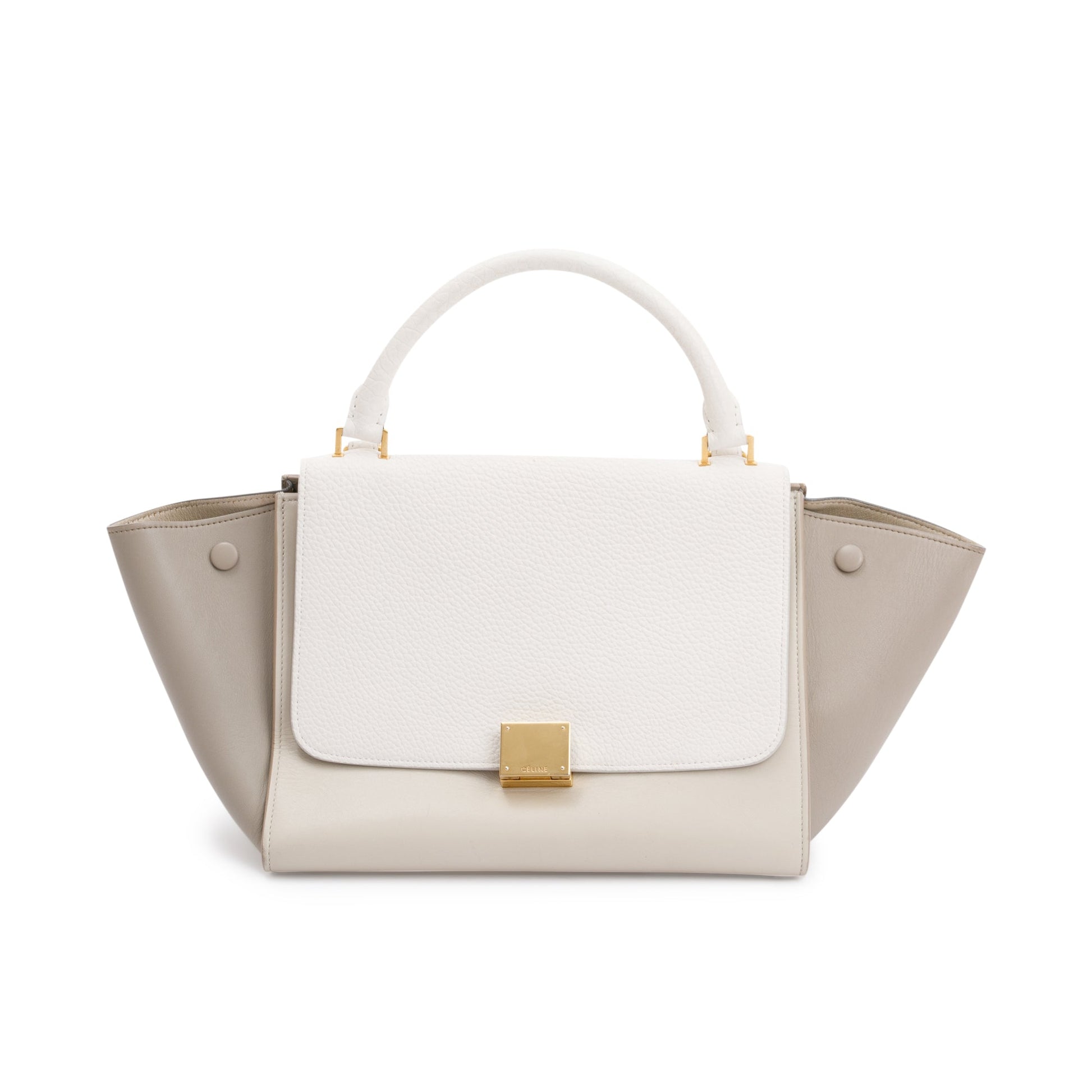 Celine Tricolor Trapeze Bag Leather Small Travel Bag