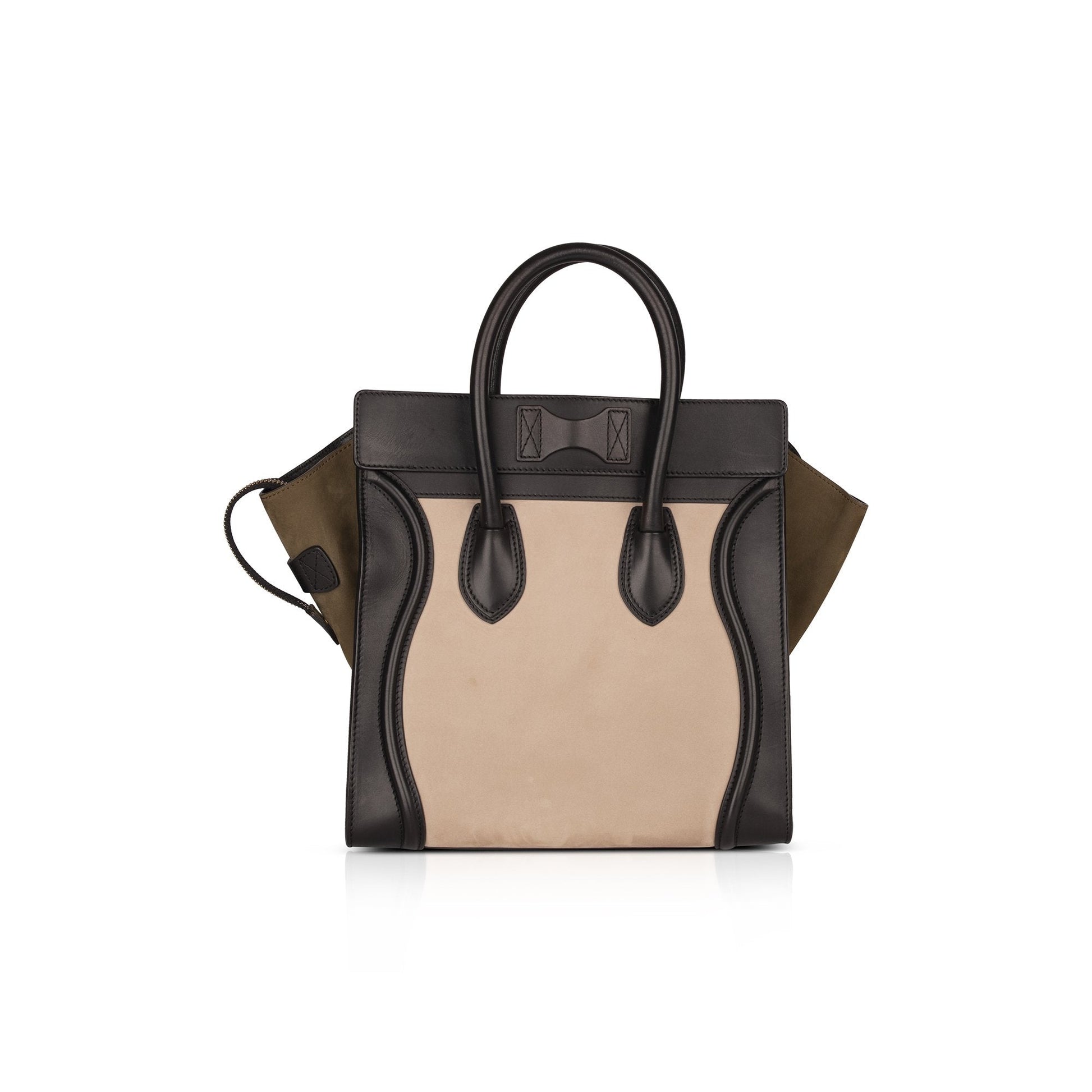 Celine Tricolor Luggage Tote Handbag Mini Tote Bag