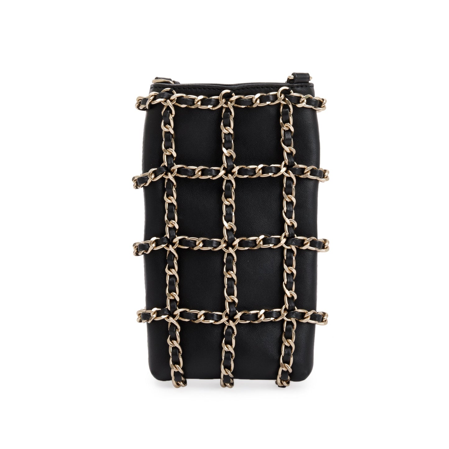 Chanel Tech Me Out Leather Calfskin Black Travel Bag