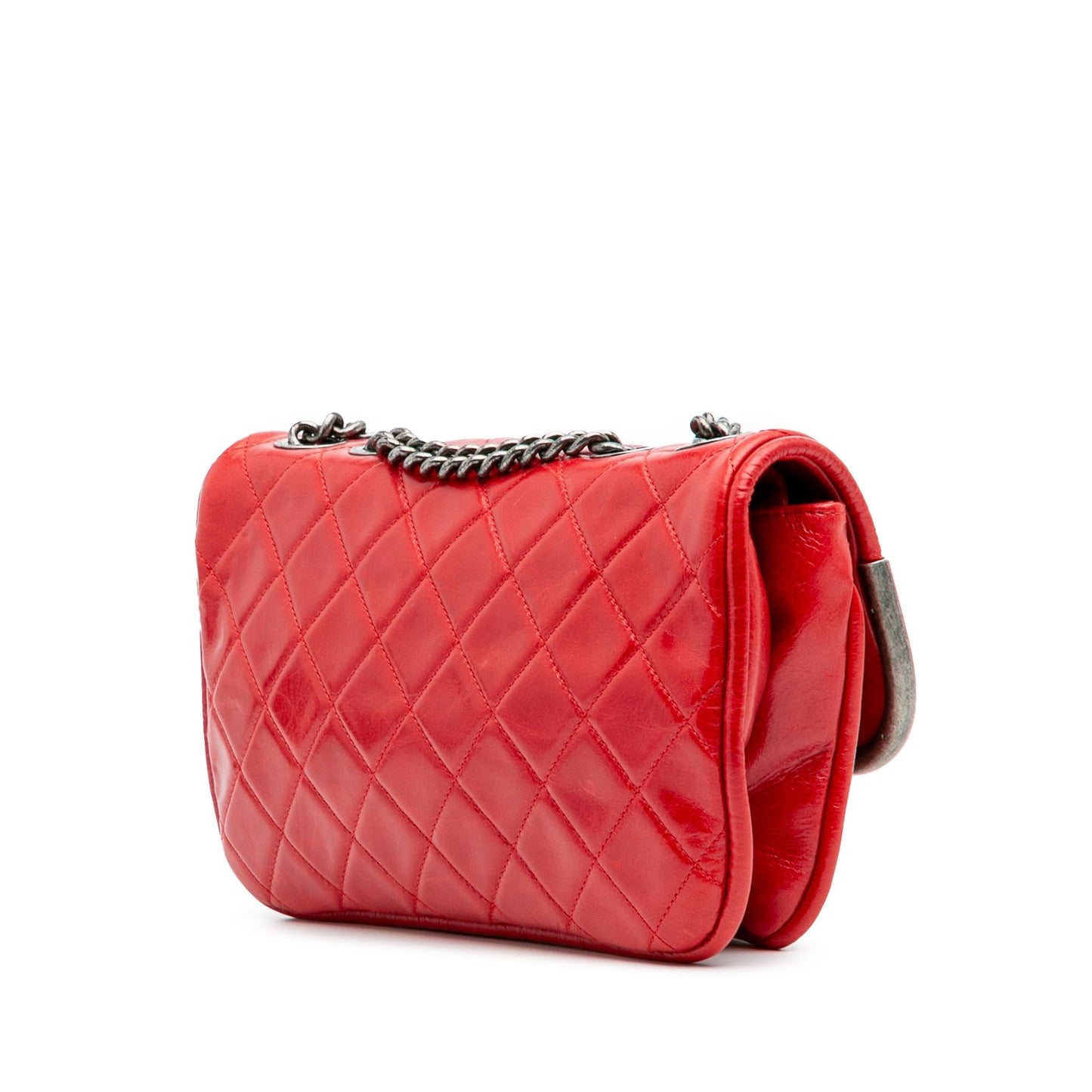 Chanel Aged Calfskin CC Frame Flap Handbag Flap 1