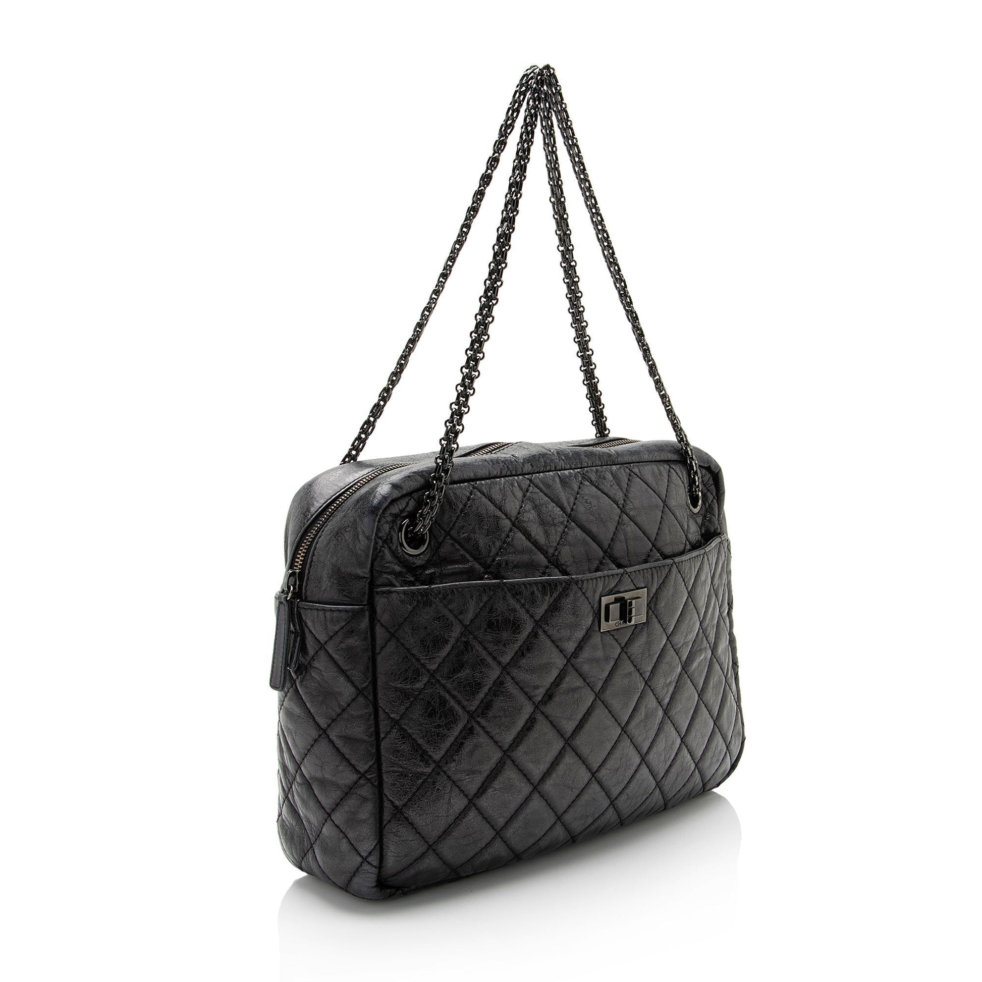 Chanel Aged Calfskin Reissue Camera SHF-BOCpxd Shoulder Bag