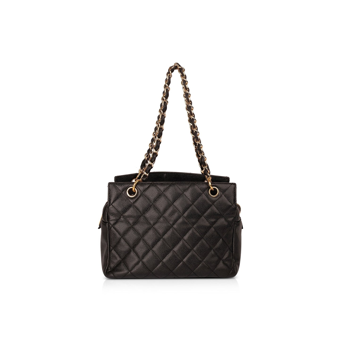 Chanel Caviar Petite Timeless Black Travel Bag