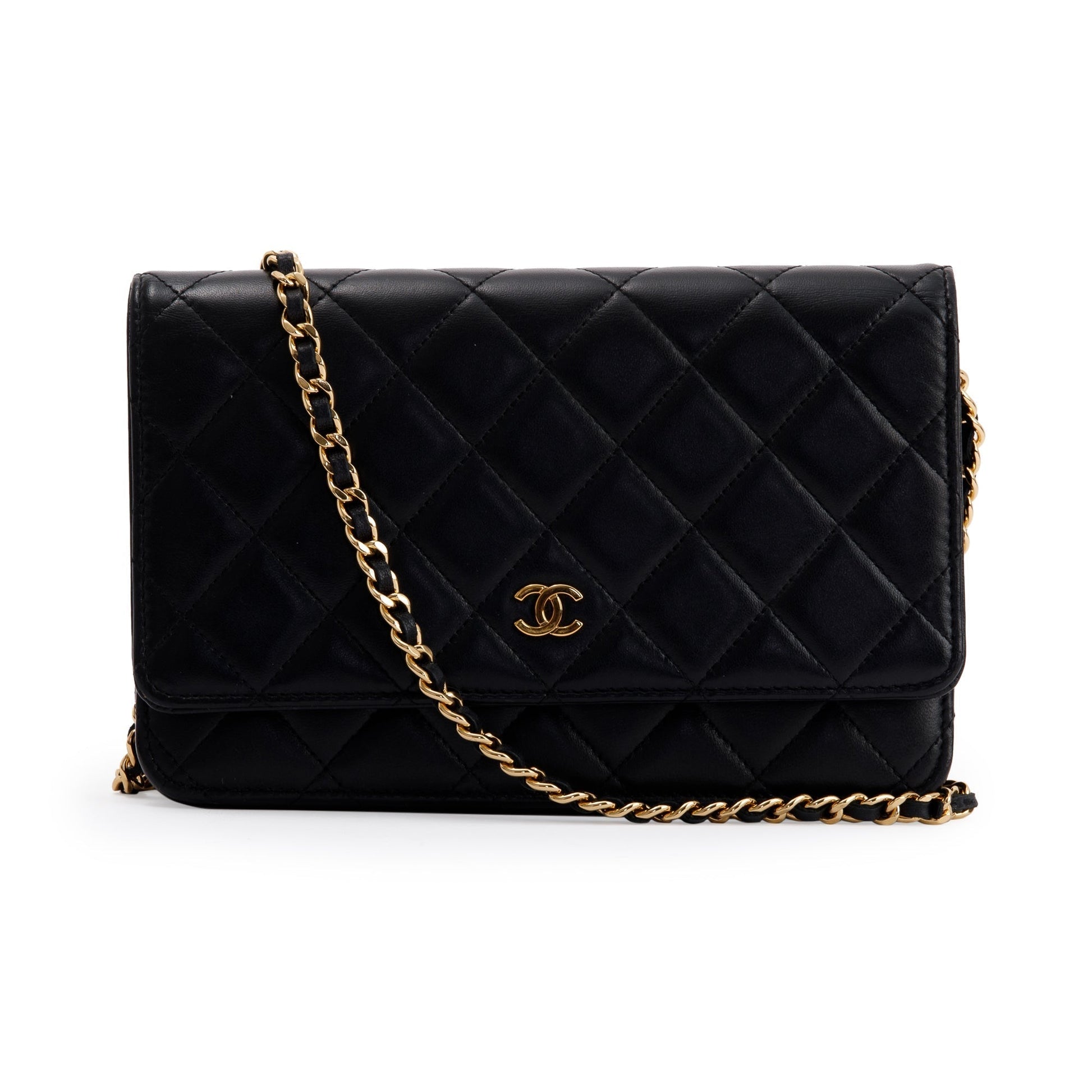 Chanel Classic on Lambskin Black Wallet Case 5