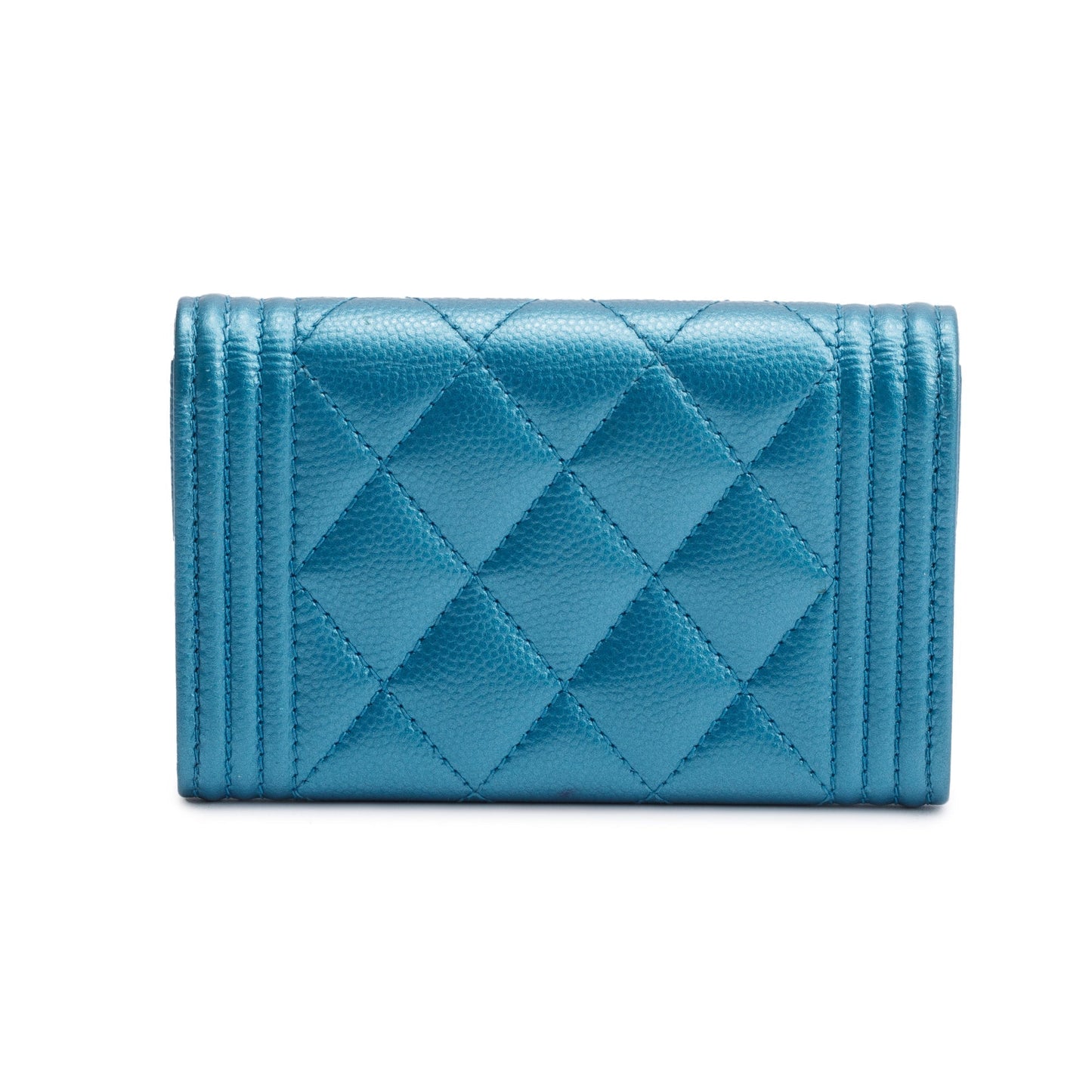 Chanel Blue uthenticity Card Wallet Case