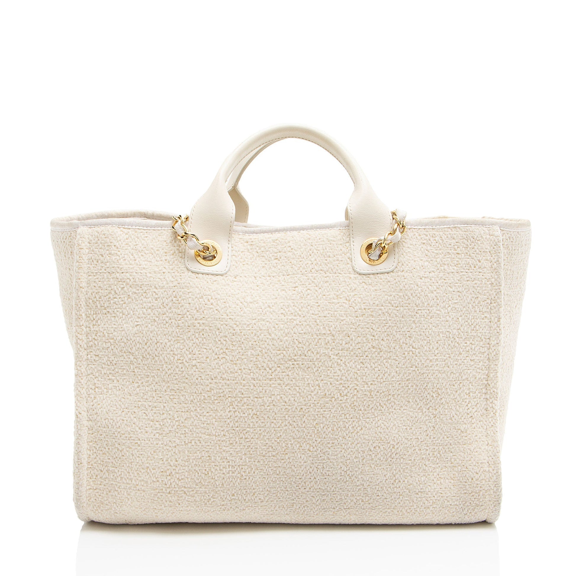 Chanel Boucle Lurex Deauville Tote Bag