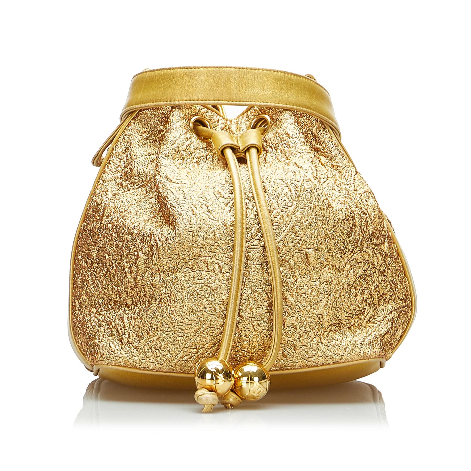 Chanel Brocade Bucket Bag Bag 1