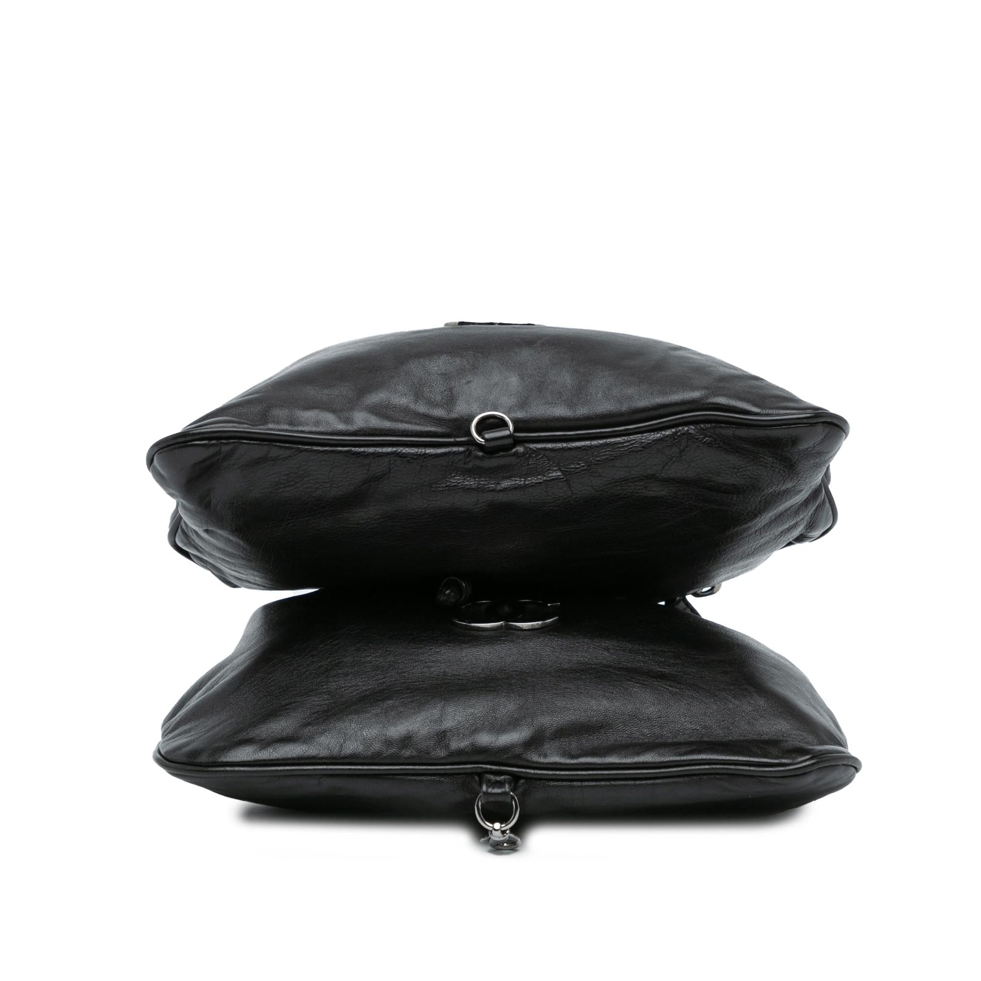 Chanel CC Calfskin Dual Twin Handbag
