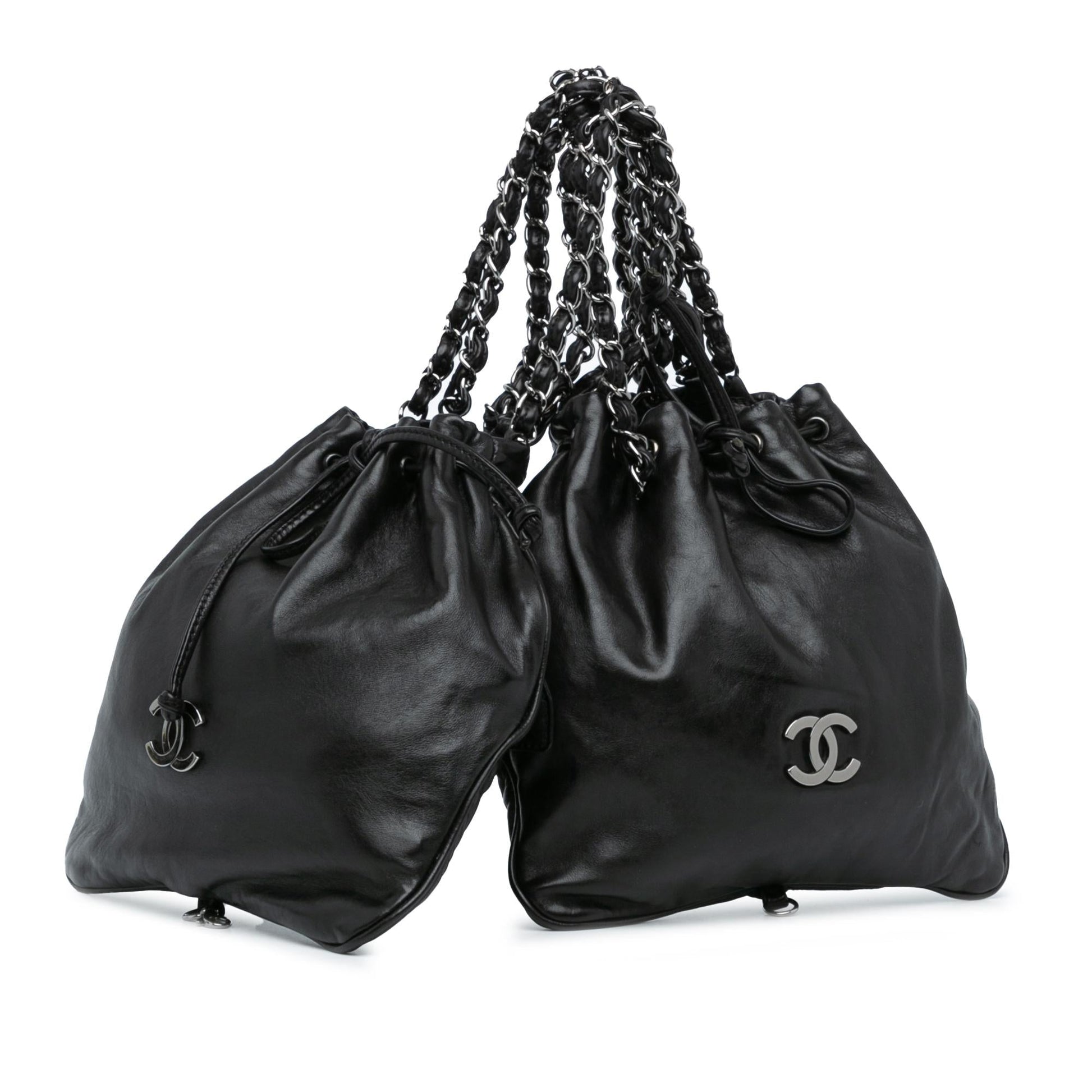 Chanel CC Calfskin Dual Twin Handbag Handbag 1