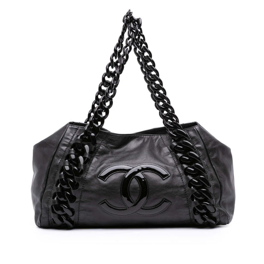 Chanel CC Calfskin Modern Rhodoid East West Tote Bag