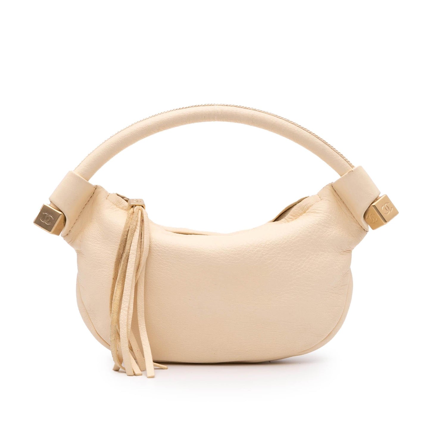 Chanel CC Calfskin Tassel Hobo Shoulder Bag Hobo 1
