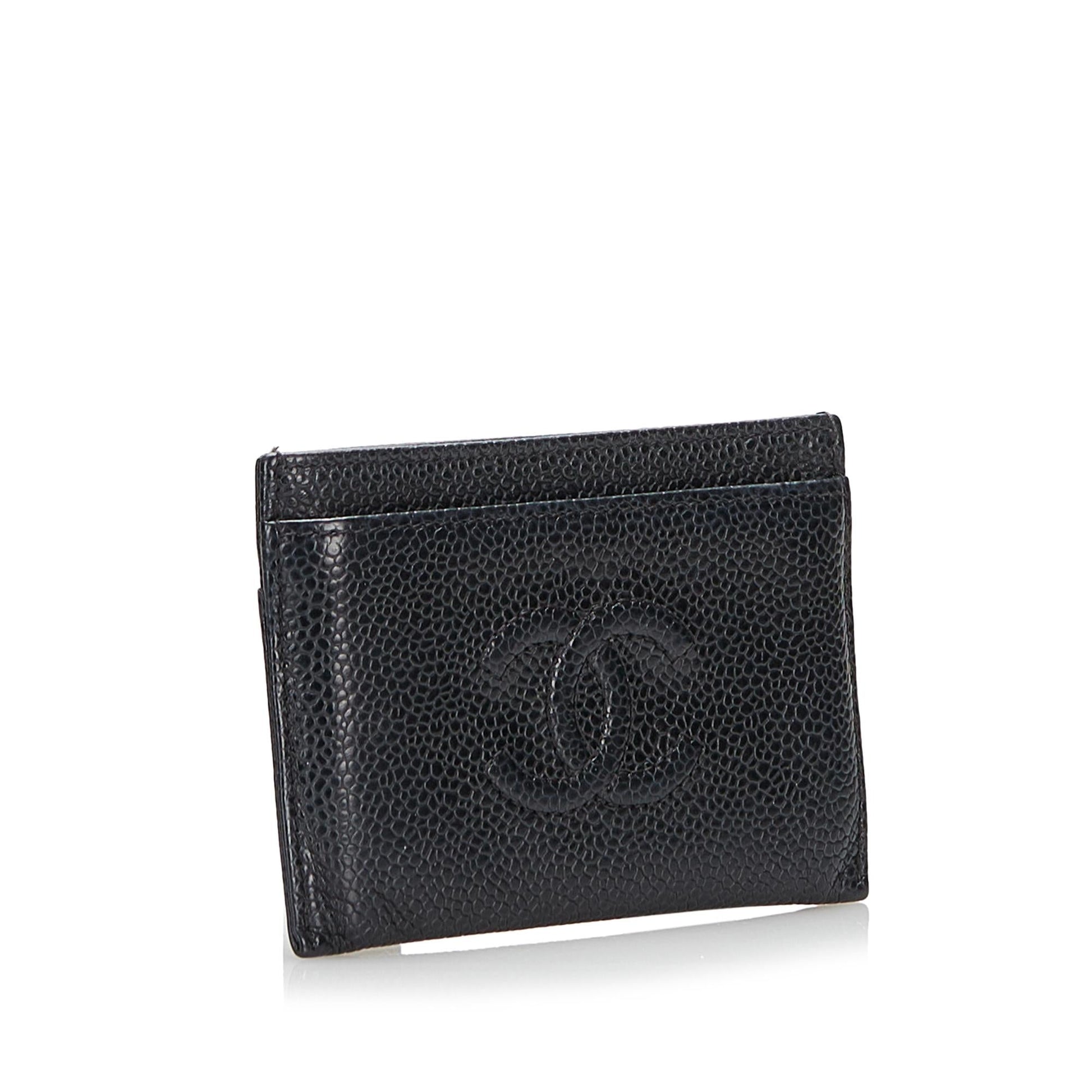 Chanel CC Caviar Card Holder SHG-8RcQCm Wallet Case