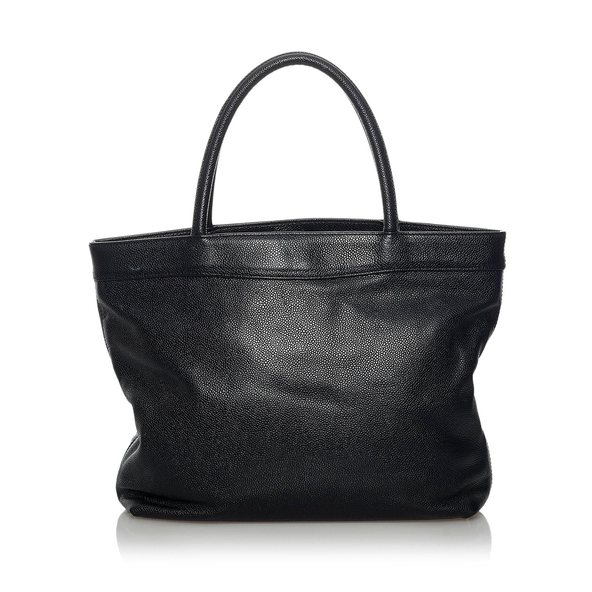 Chanel CC Caviar SHG Leather Tote Bag 6