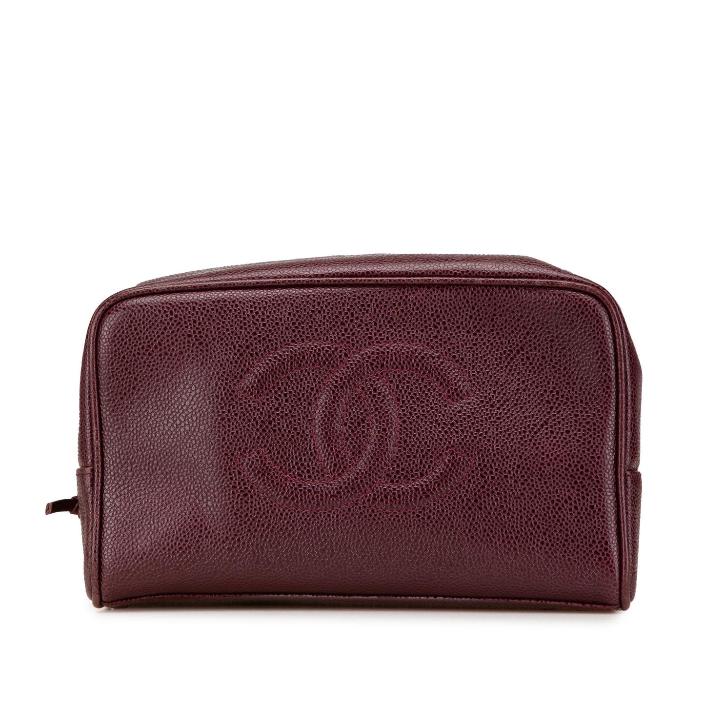 Chanel CC Caviar Handbag Caviar Pouch