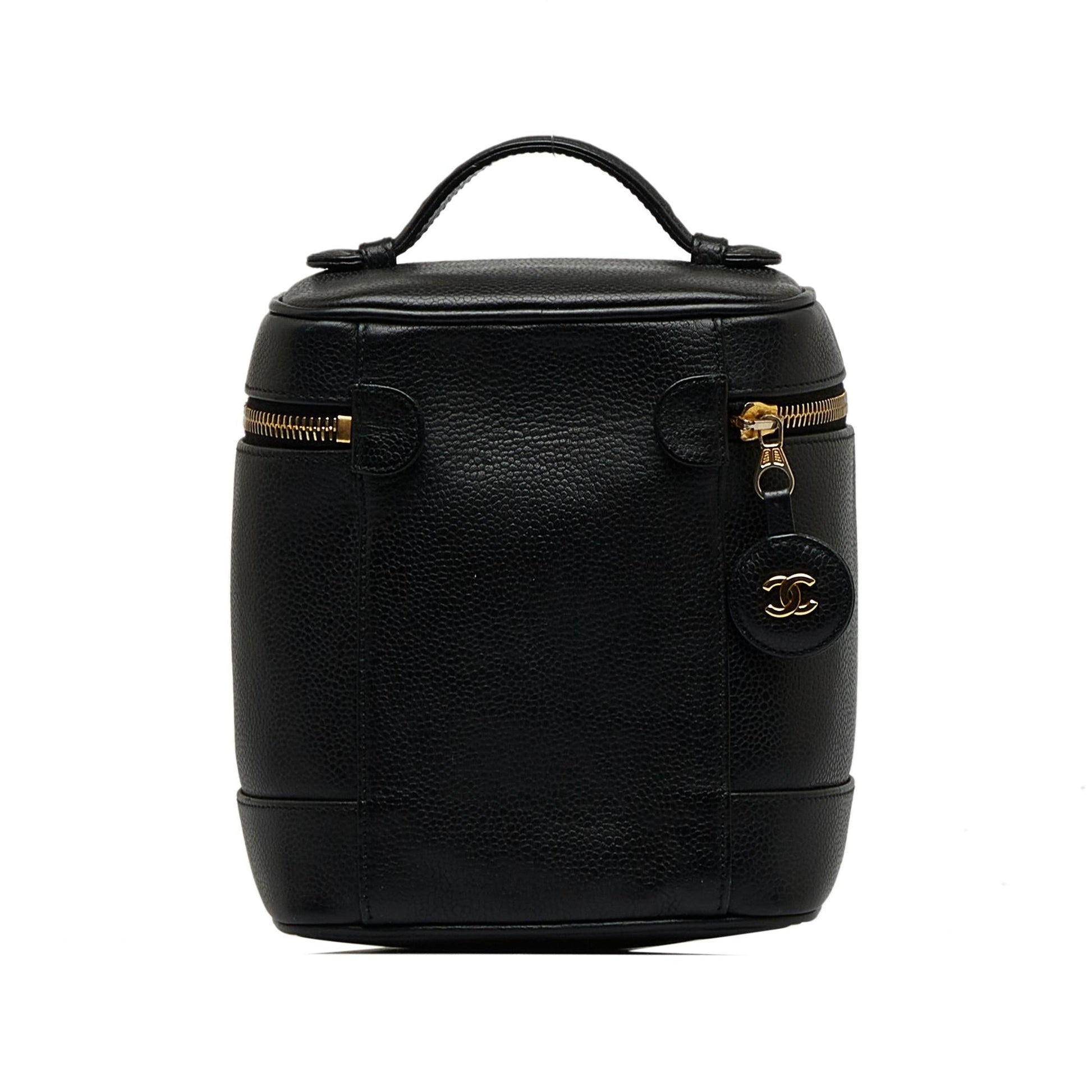 Chanel CC Caviar Vanity Handbag Vanity Bag
