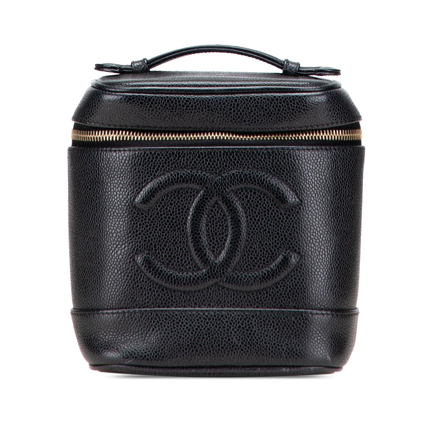 Chanel CC Caviar Vanity Handbag Bag 1