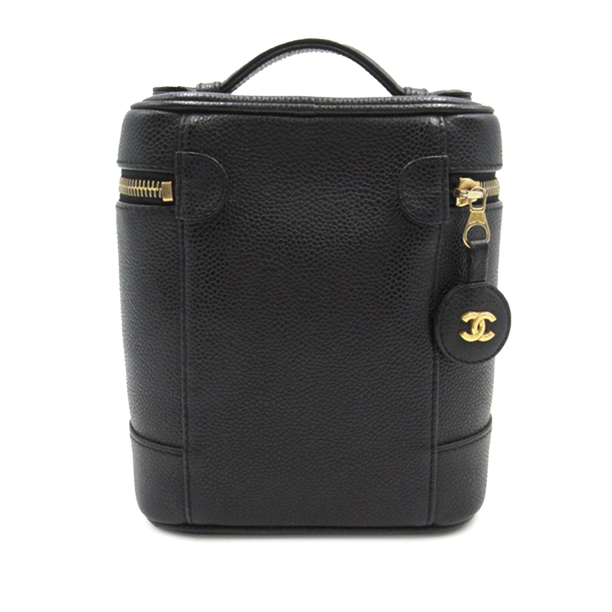 Chanel CC Caviar Vanity Handbag