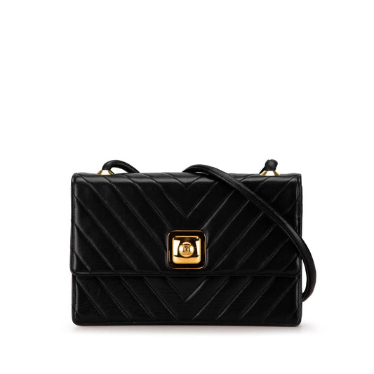 Chanel CC Chevron Lambskin Crossbody (SHG-N7XQs1)