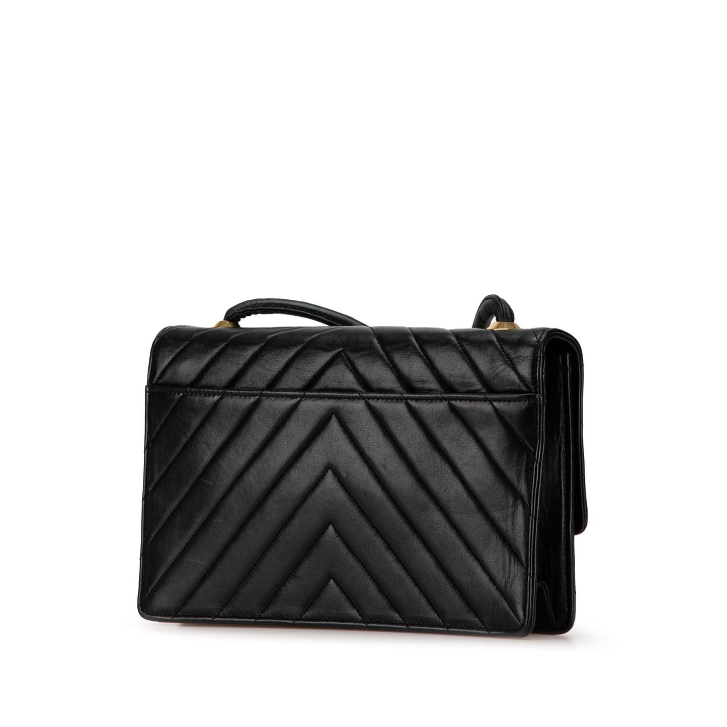Chanel CC Chevron Lambskin SHG-N7XQs1 Crossbody Bag