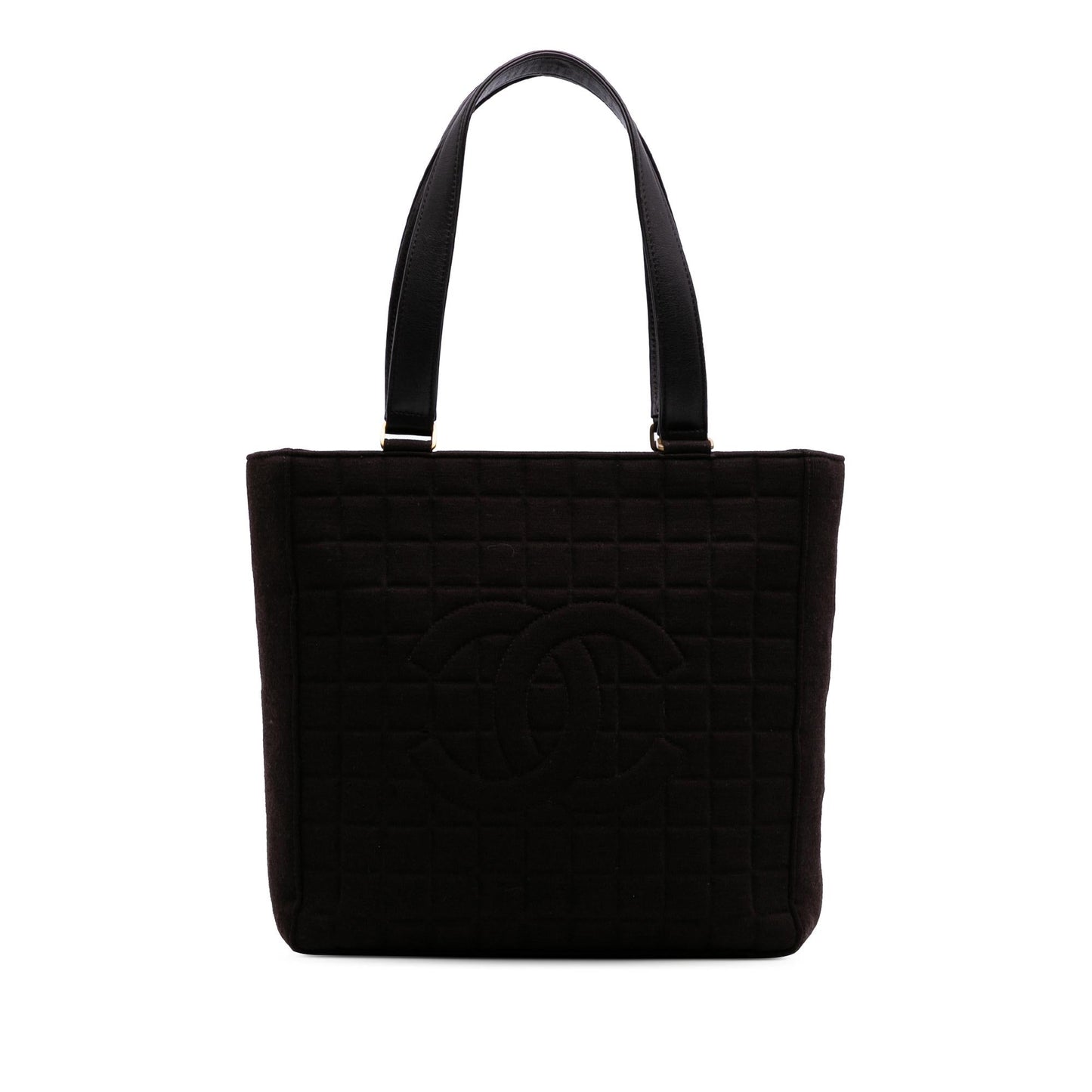 Chanel CC Chocolate Bar Jersey Tote Bag