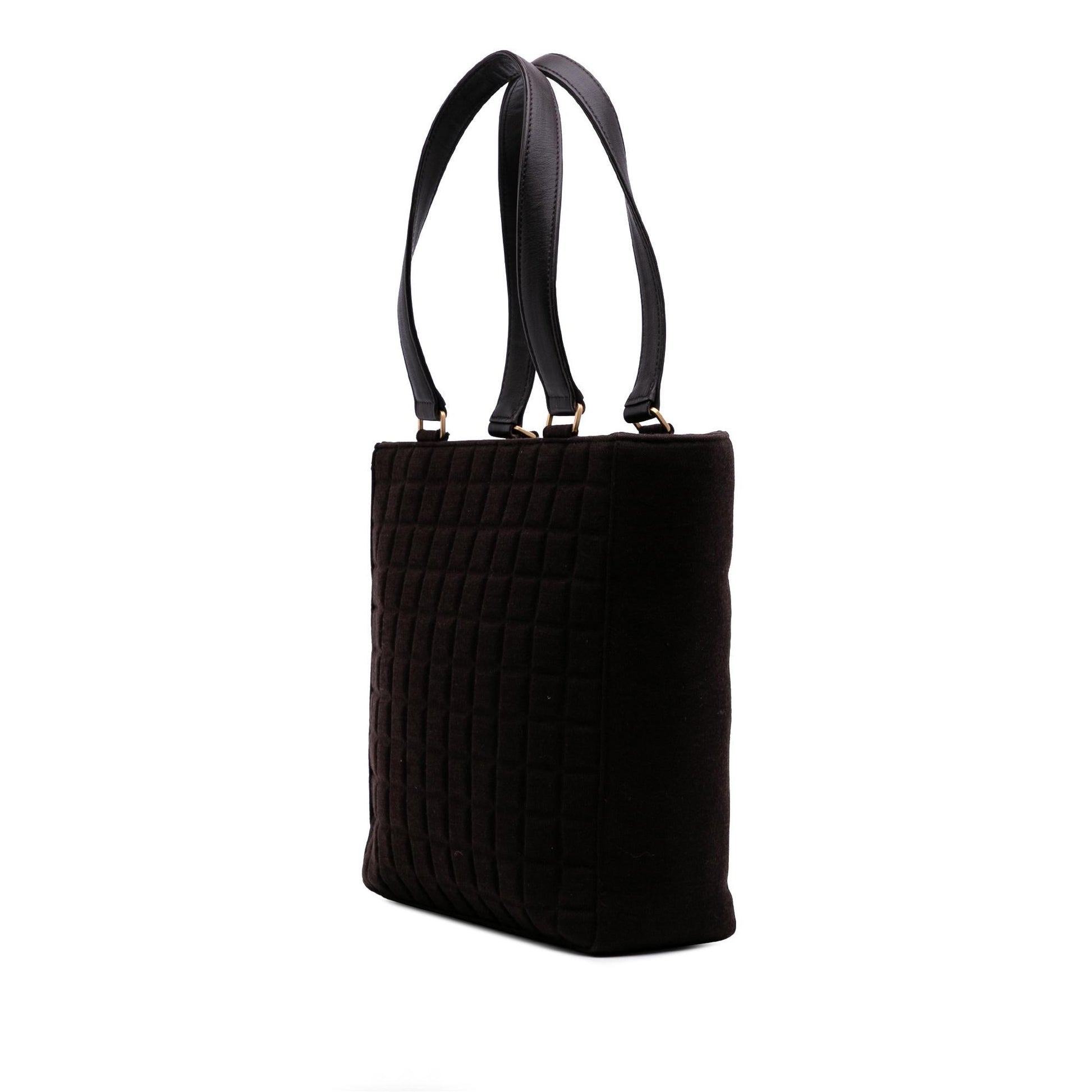 Chanel CC Chocolate Bar Jersey Tote Bag