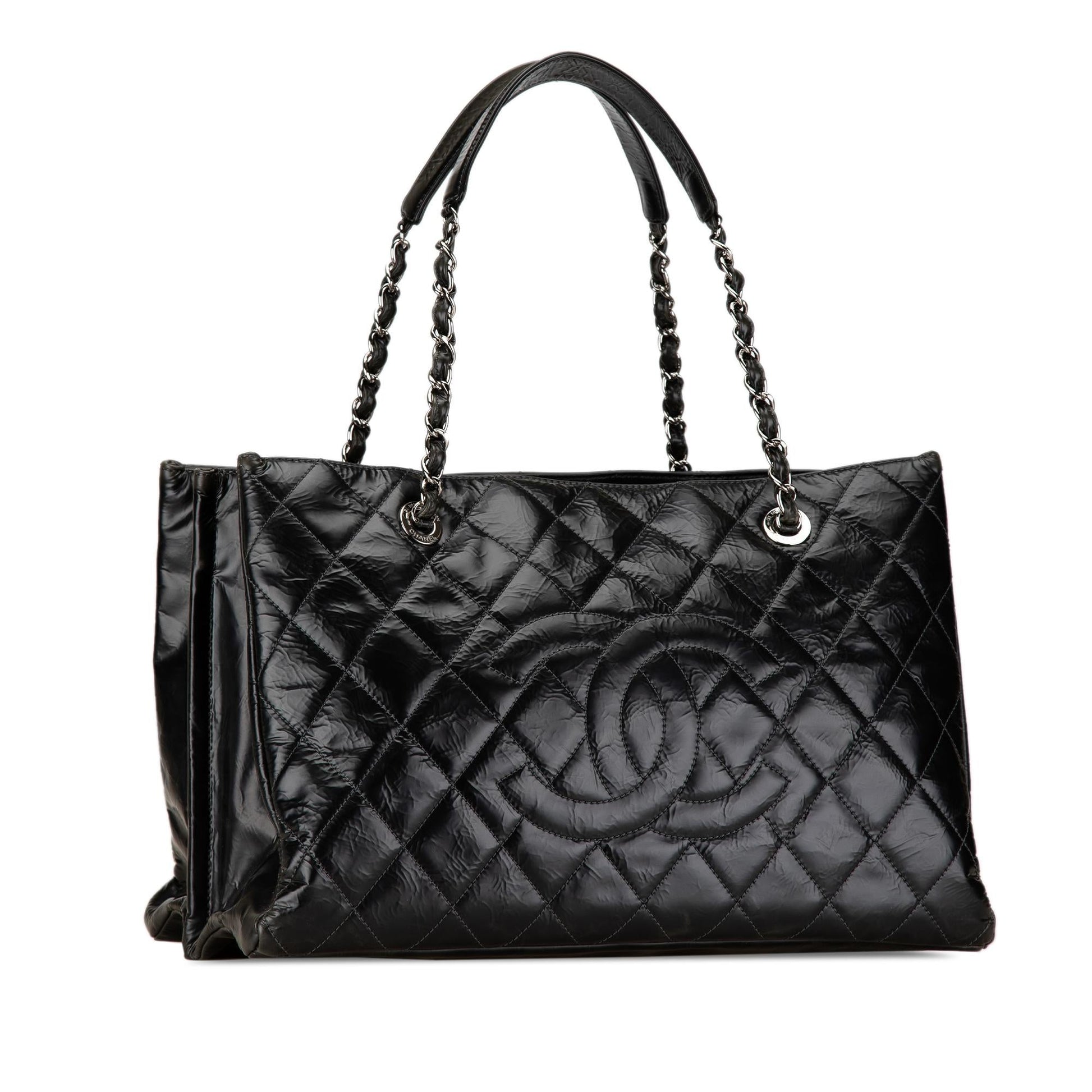 Chanel CC Crumpled Calfskin Shopping SHG-uO1fXX Tote Bag
