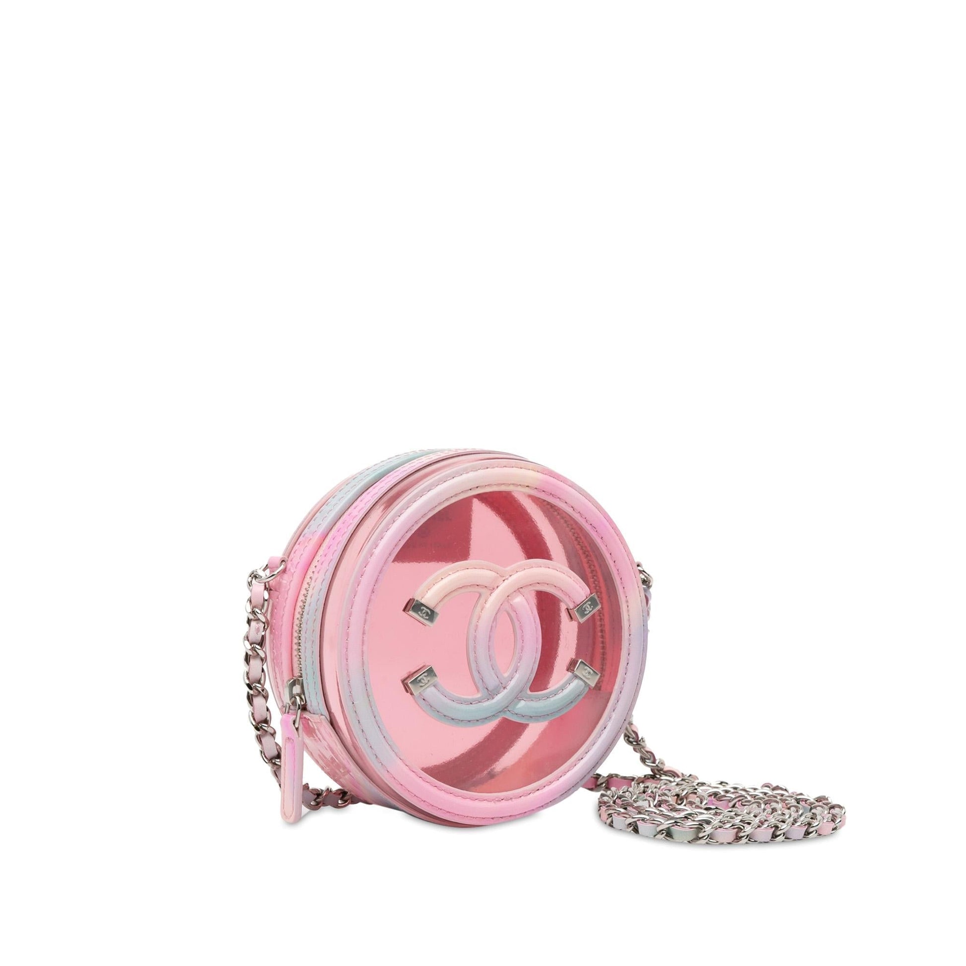 Chanel CC Filigree Transparent Round SHG-2nNSBy Crossbody Bag