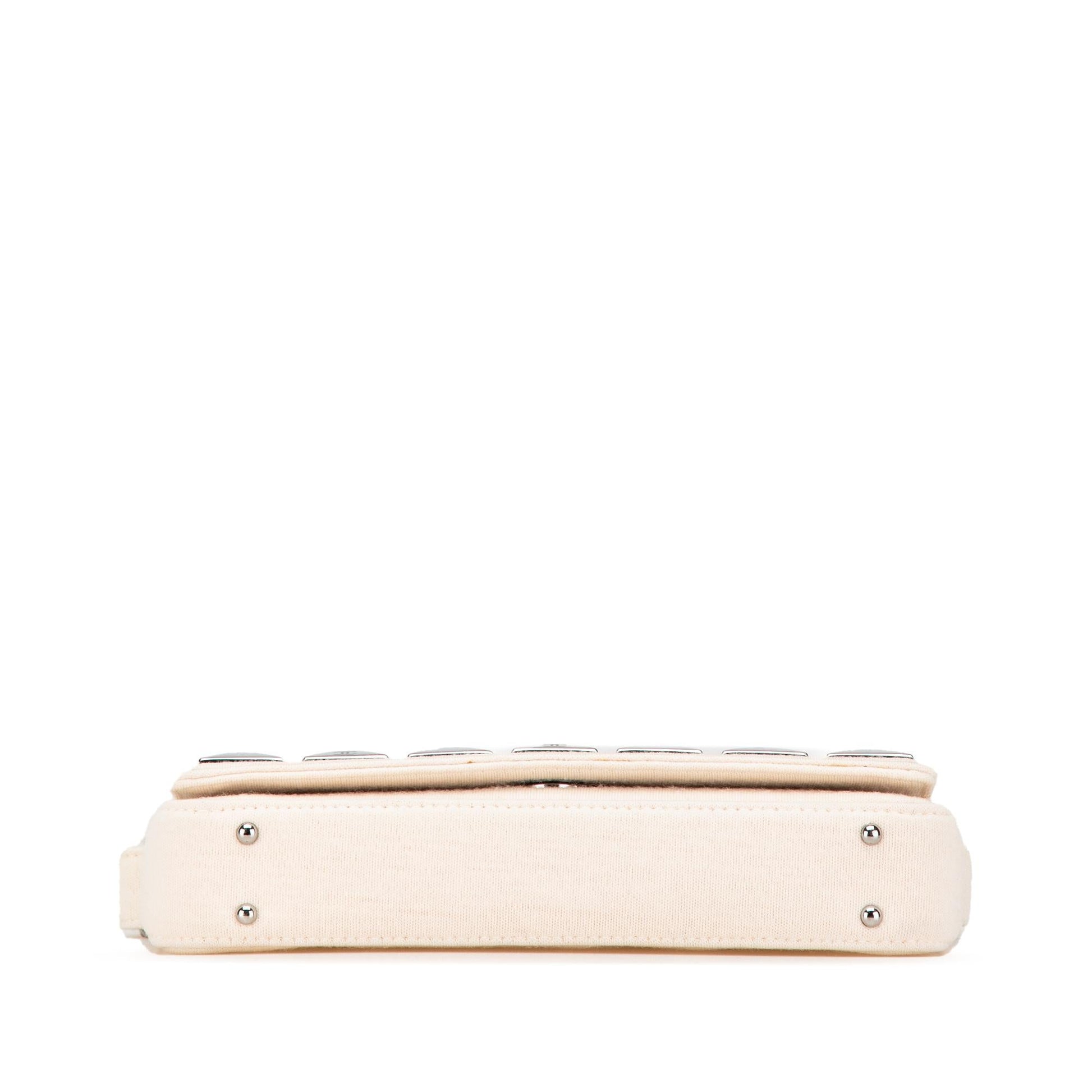 Chanel CC Jersey Pyramid Stud Flap Handbag Stud Flap