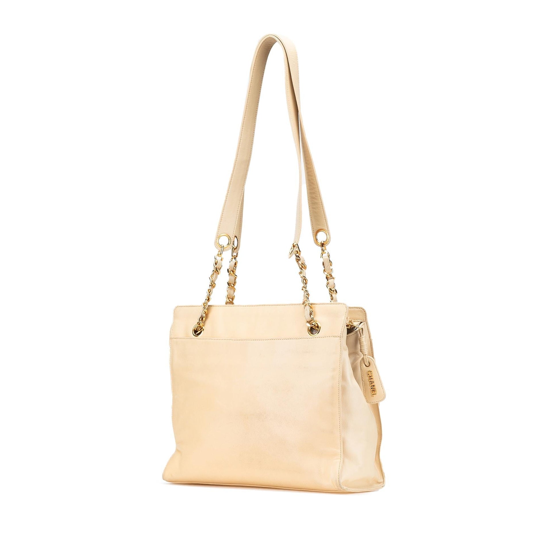 Chanel CC Lambskin Tote Bag Tote 2