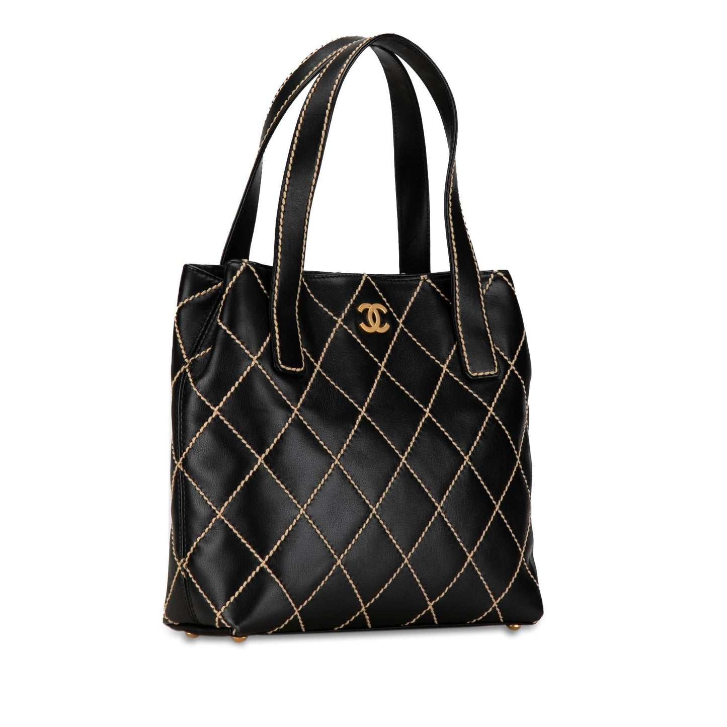 Chanel CC Lambskin Wild Stitch SHG-tARkez Handbag