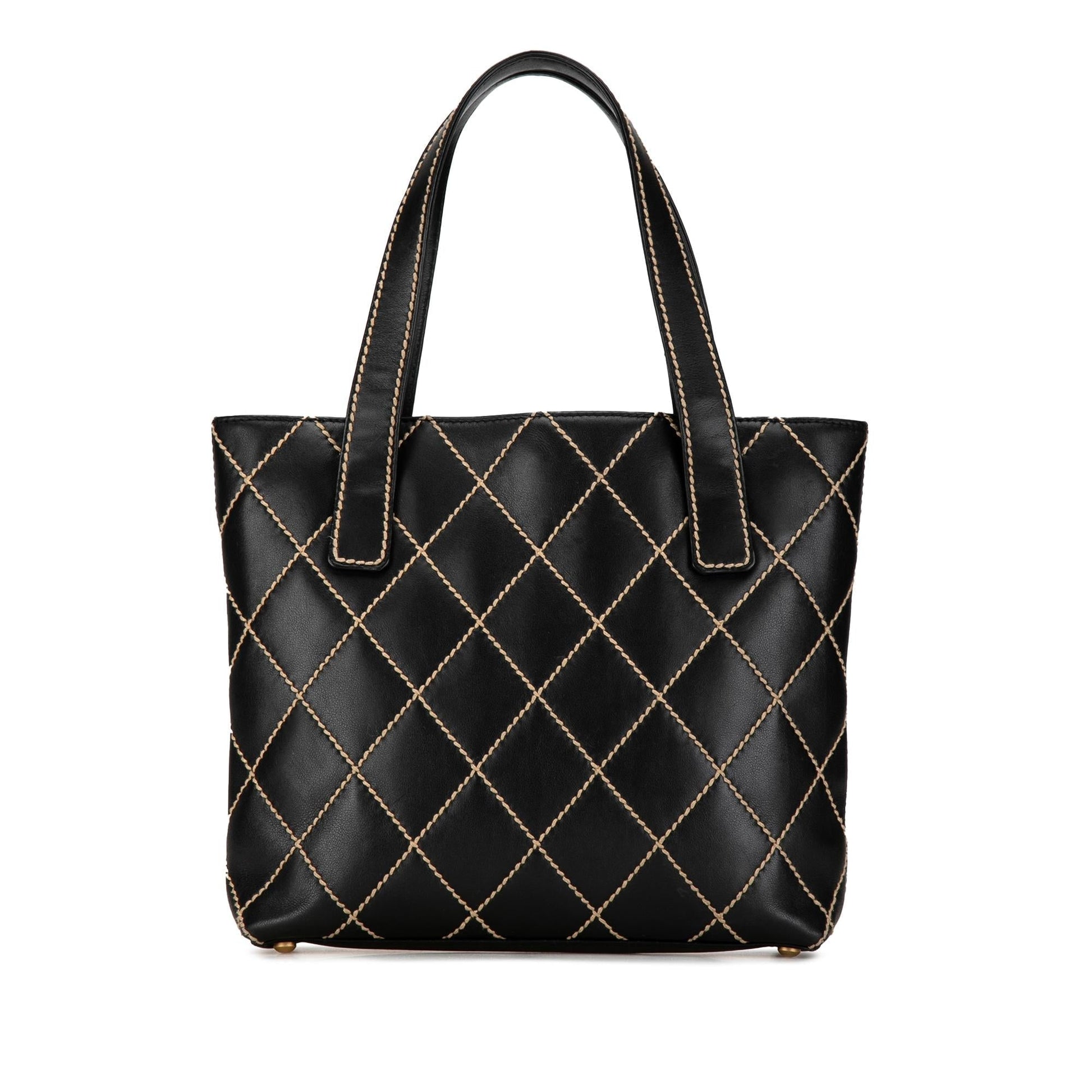 Chanel CC Lambskin Wild Stitch SHG-aqtoNm Handbag