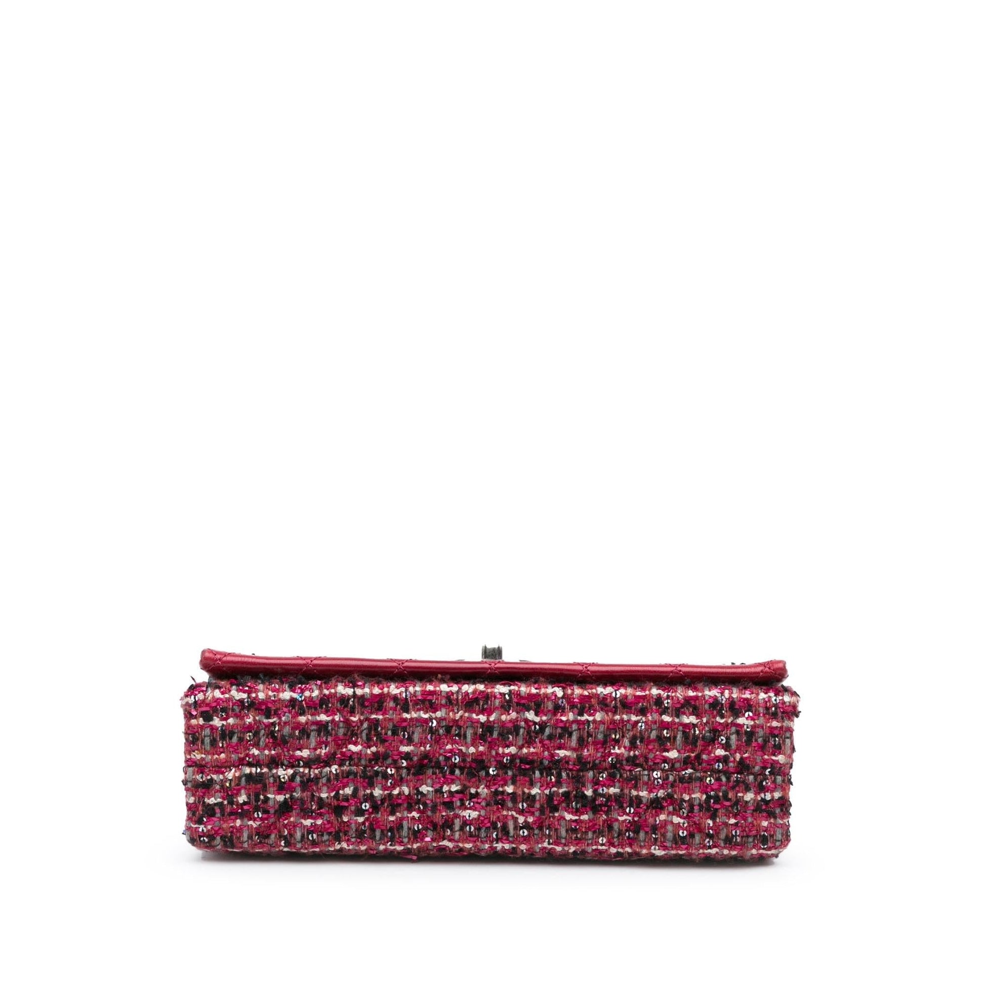 Chanel CC Lambskin Tweed Flap Handbag Tweed Flap