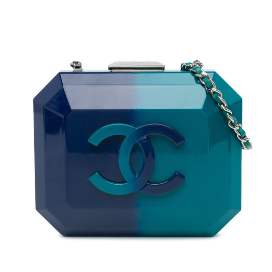 Chanel CC Ombre Plexiglass on SHG-RD2nKl Clutch Bag