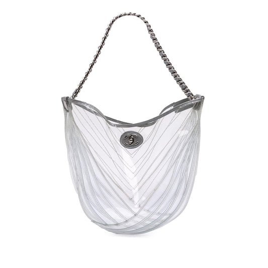 Chanel CC PVC Droplet Hobo Shoulder Bag Hobo 1