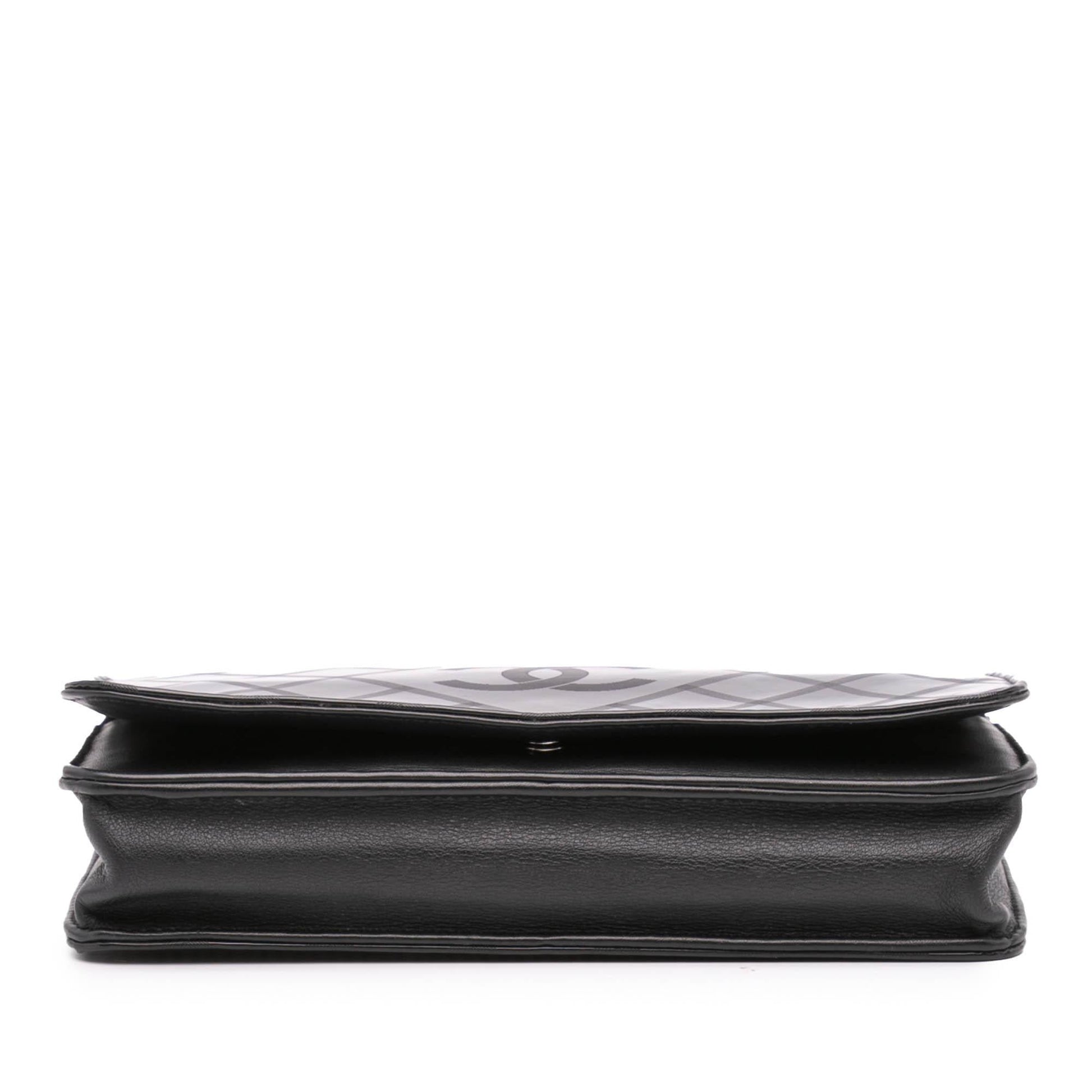 Chanel CC Patent Diamond On Wallet Case Chain 1
