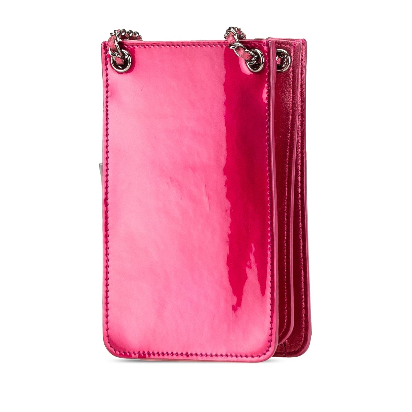 Chanel CC Patent Phone Holder Crossbody Bag Crossbody 1