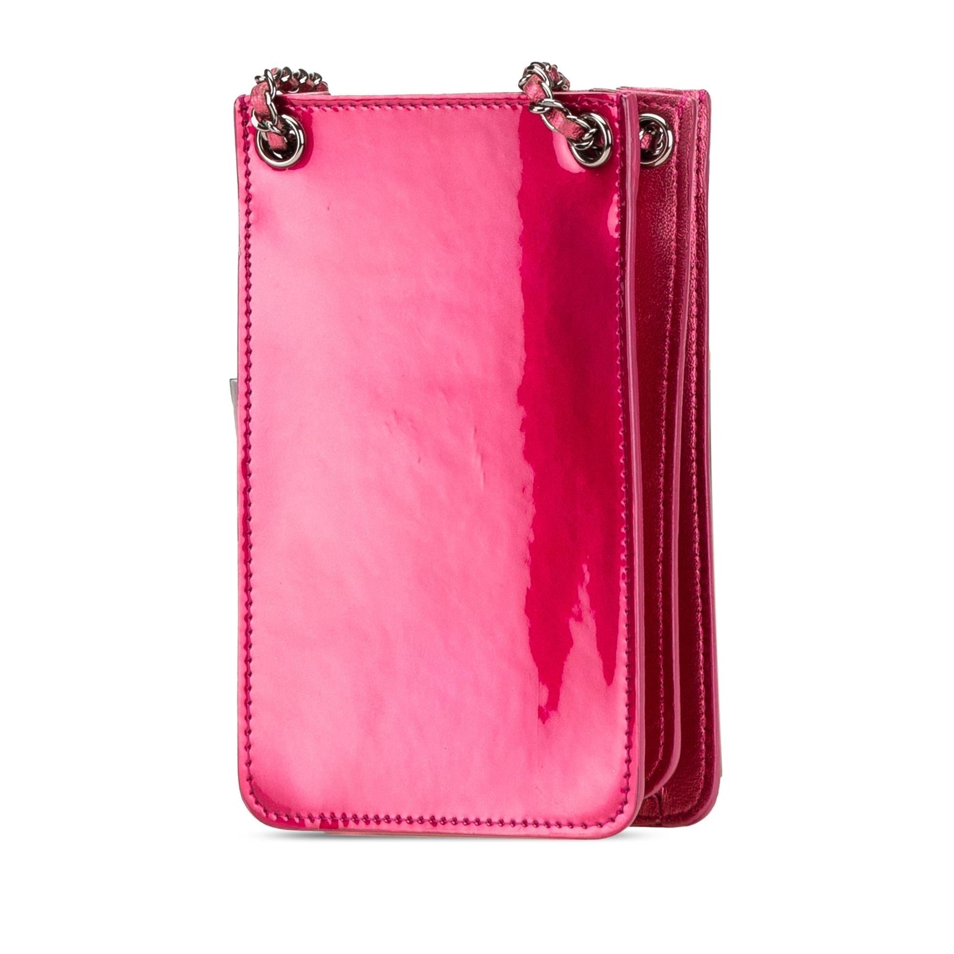 Chanel CC Patent Phone Holder Crossbody Bag Crossbody 2